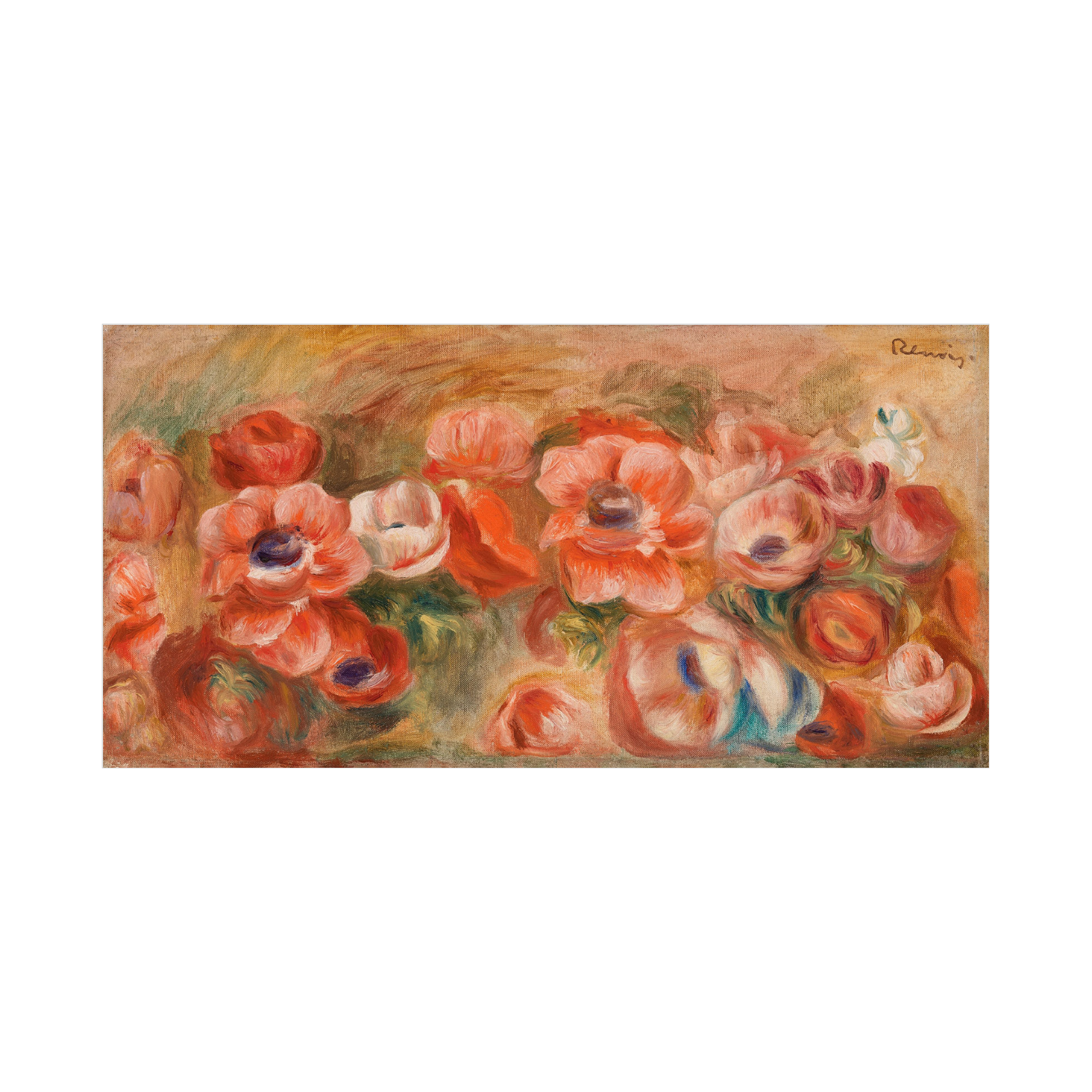 Umetnička slika Anemones, Pierre-Auguste Renoir na platnu - NS Canvas Shop