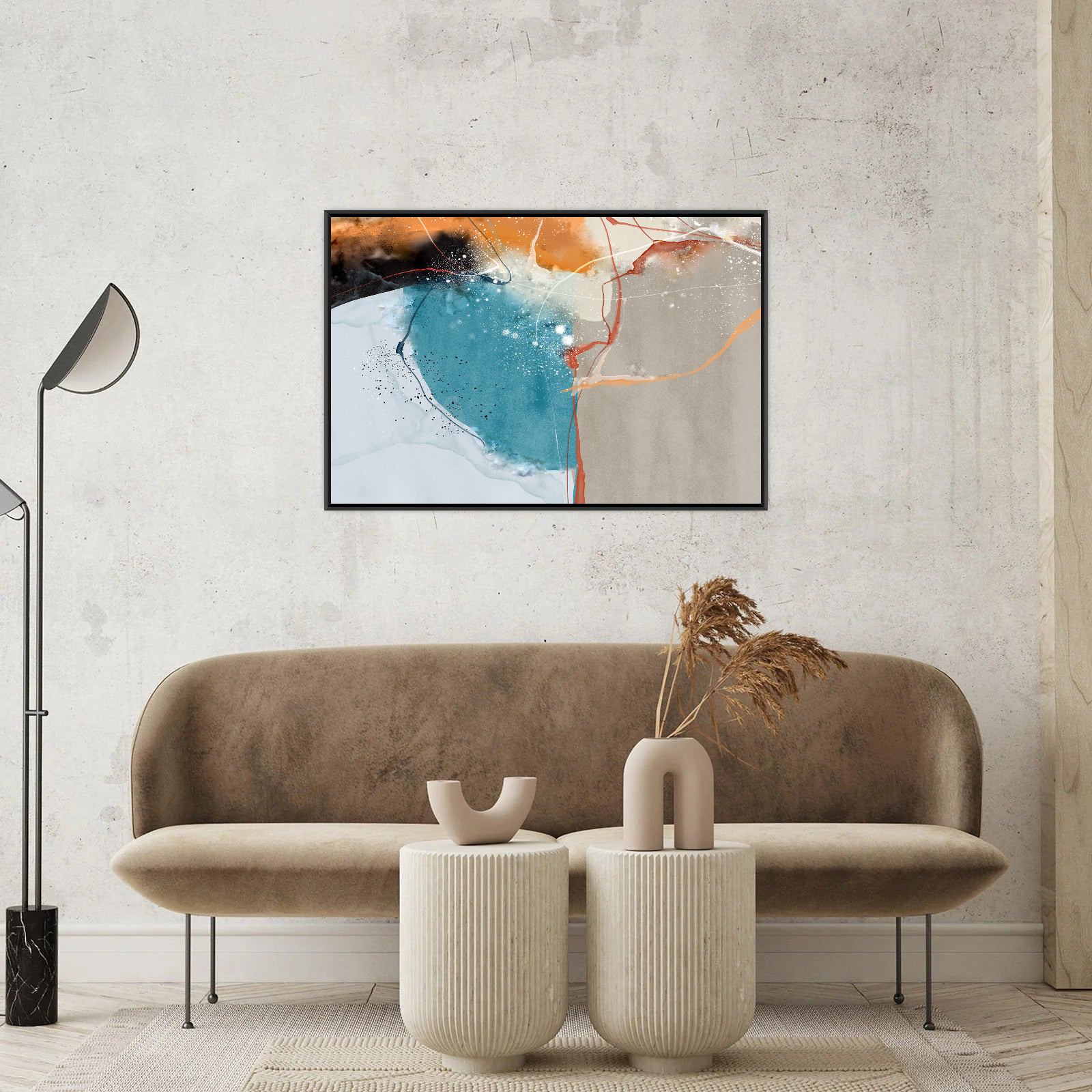 Umetnička slika Apstraktna Stvarnost II na platnu - NS Canvas Shop