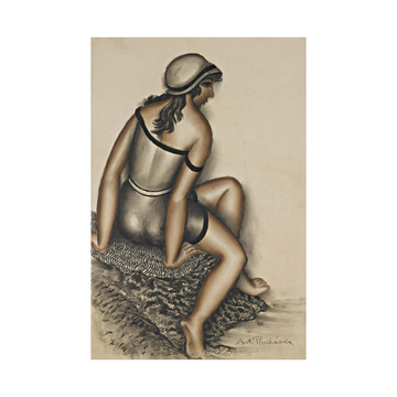 Umetnička slika Bathing Girl, Antonin Procházka na platnu - NS Canvas Shop