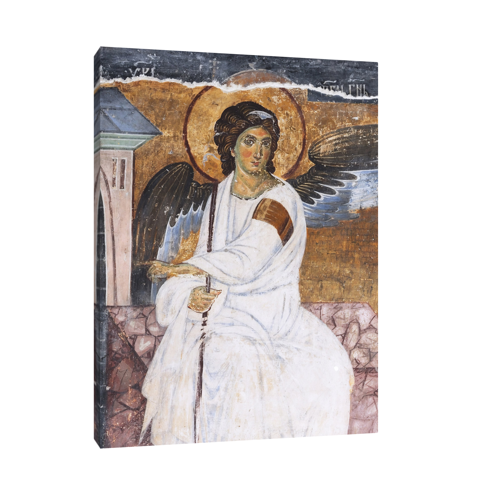 Umetnička slika Beli Anđeo na platnu - NS Canvas Shop