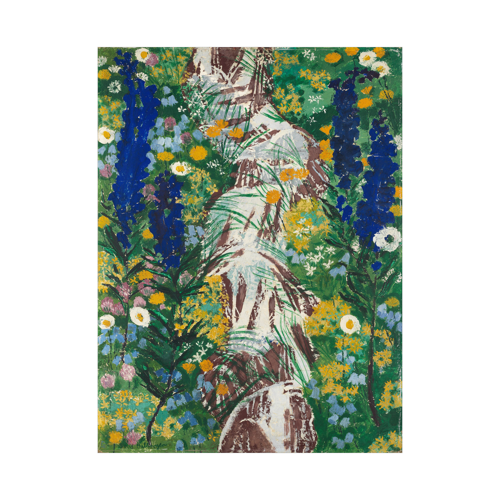 Umetnička slika Blumen am Bach, August Babberger na platnu - NS Canvas Shop