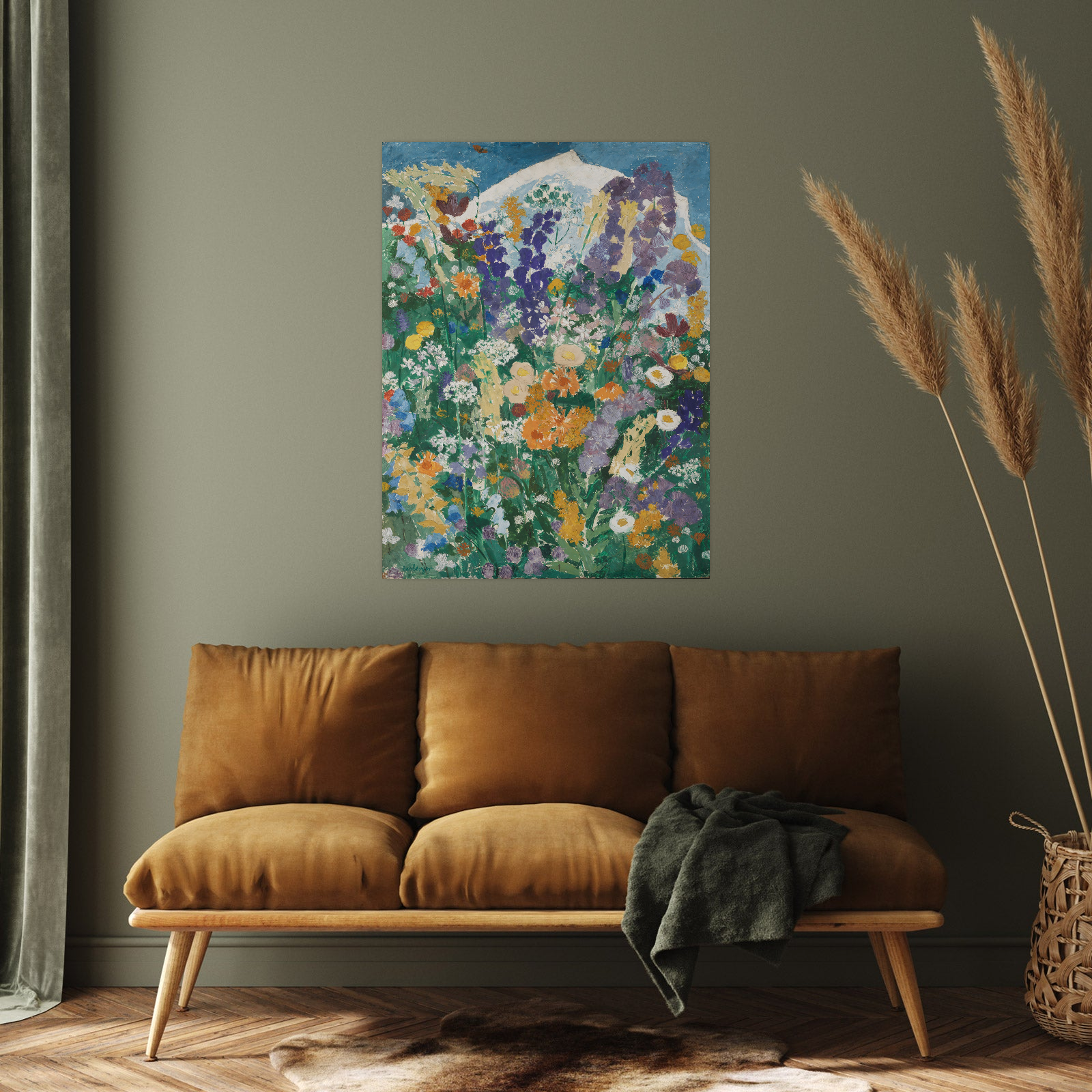 Umetnička slika Blumen am Berg, August Babberger na platnu - NS Canvas Shop