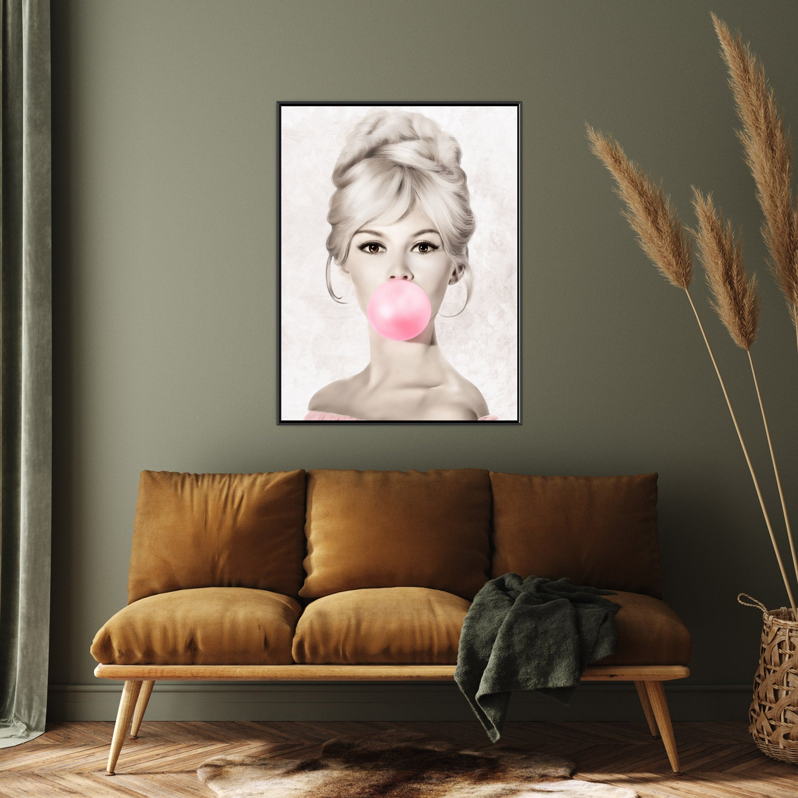 Umetnička slika Brigitte Bardot na platnu - NS Canvas Shop
