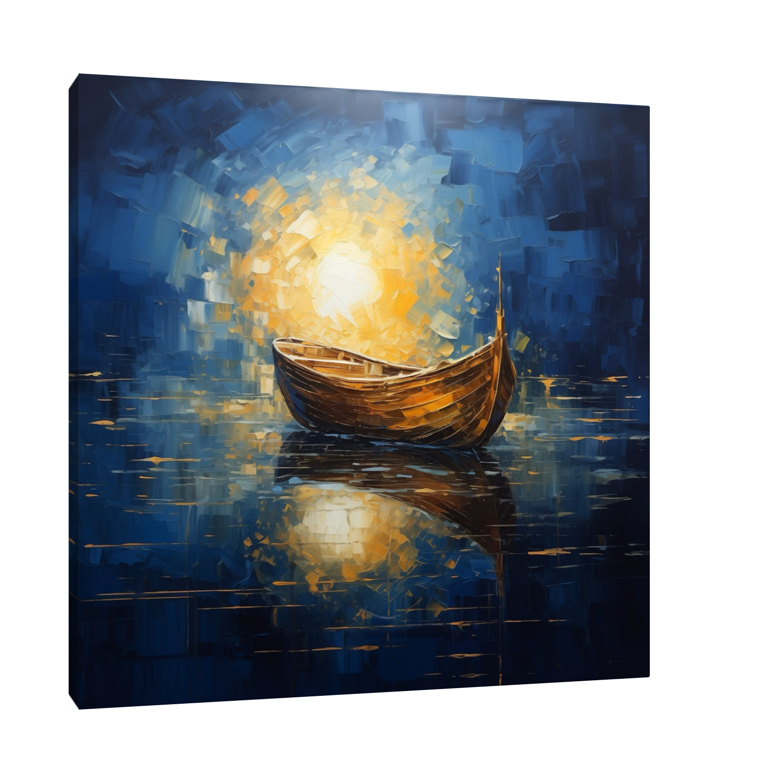 Umetnička slika Brod na pučini na platnu - NS Canvas Shop