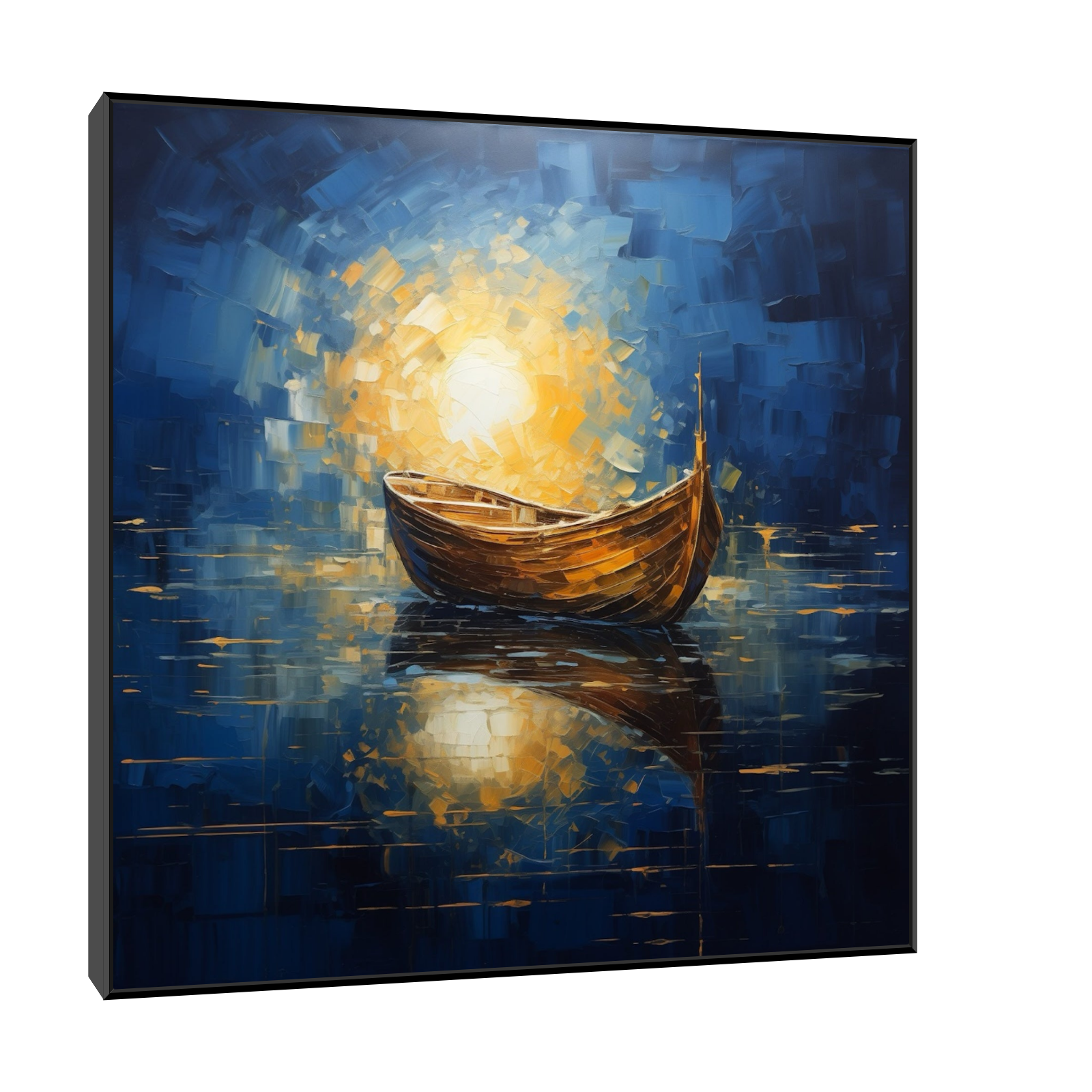 Umetnička slika Brod na pučini na platnu - NS Canvas Shop