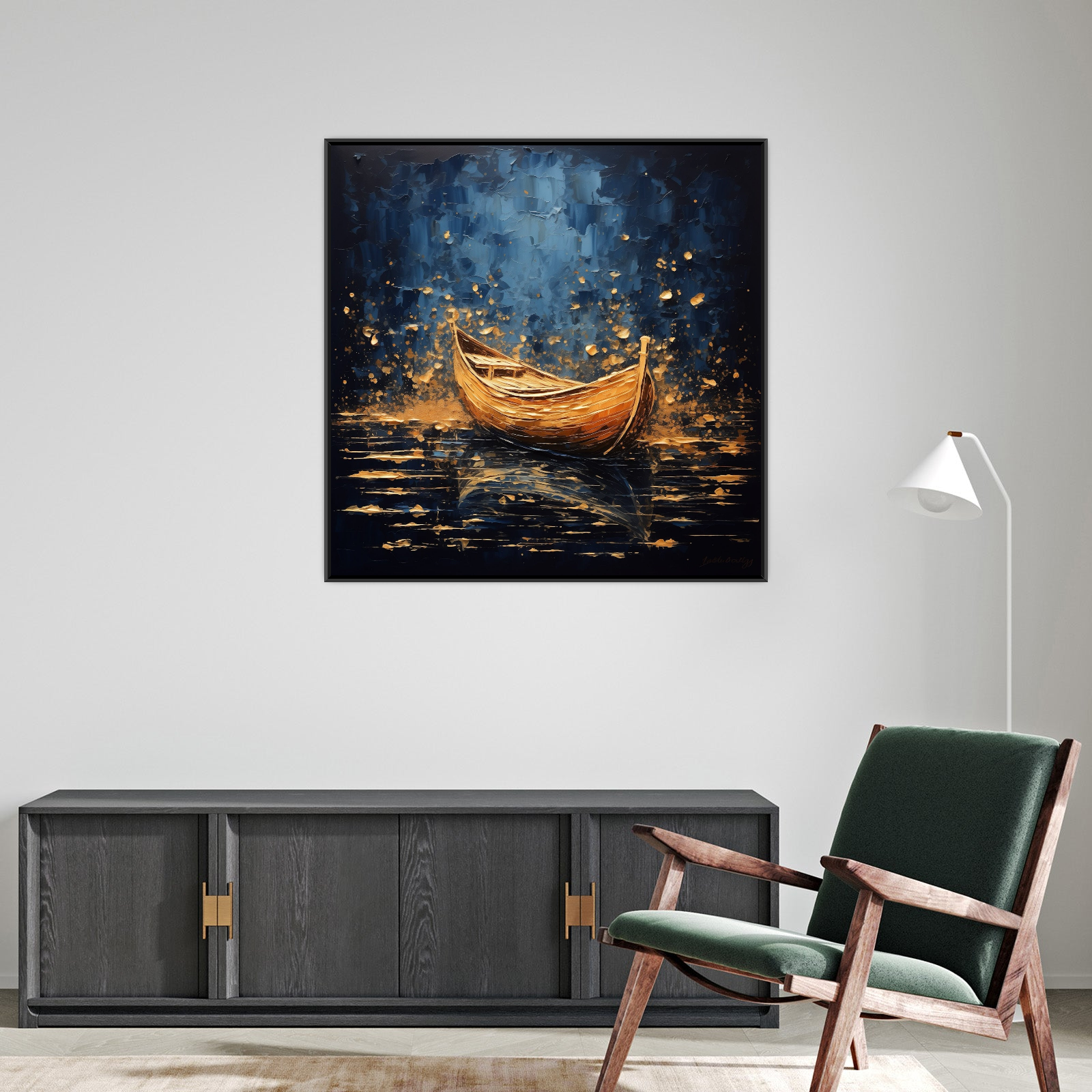 Umetnička slika Brod na pučini 3 na platnu - NS Canvas Shop