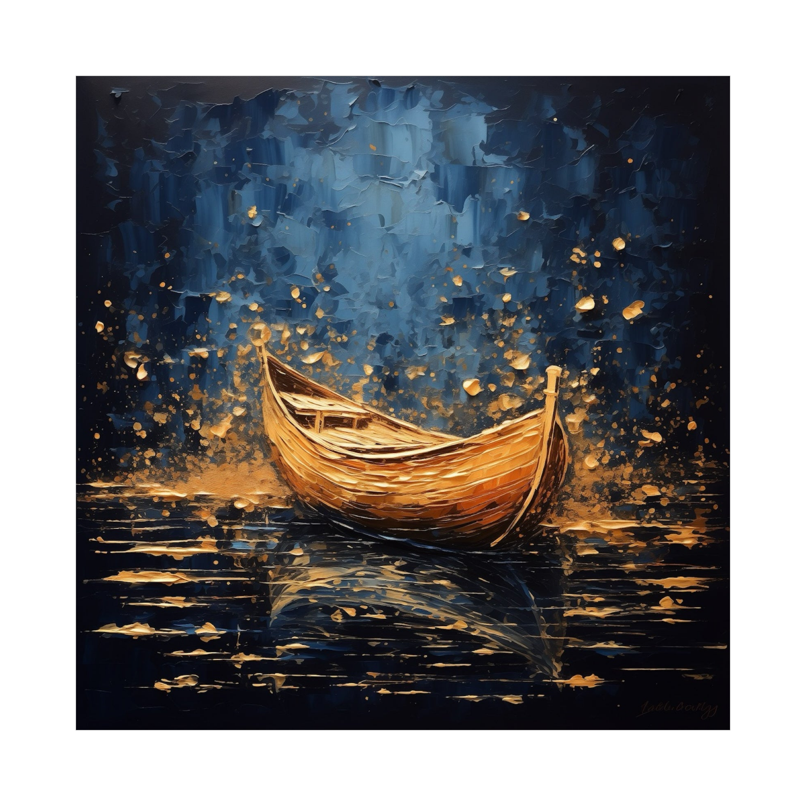 Umetnička slika Brod na pučini 3 na platnu - NS Canvas Shop