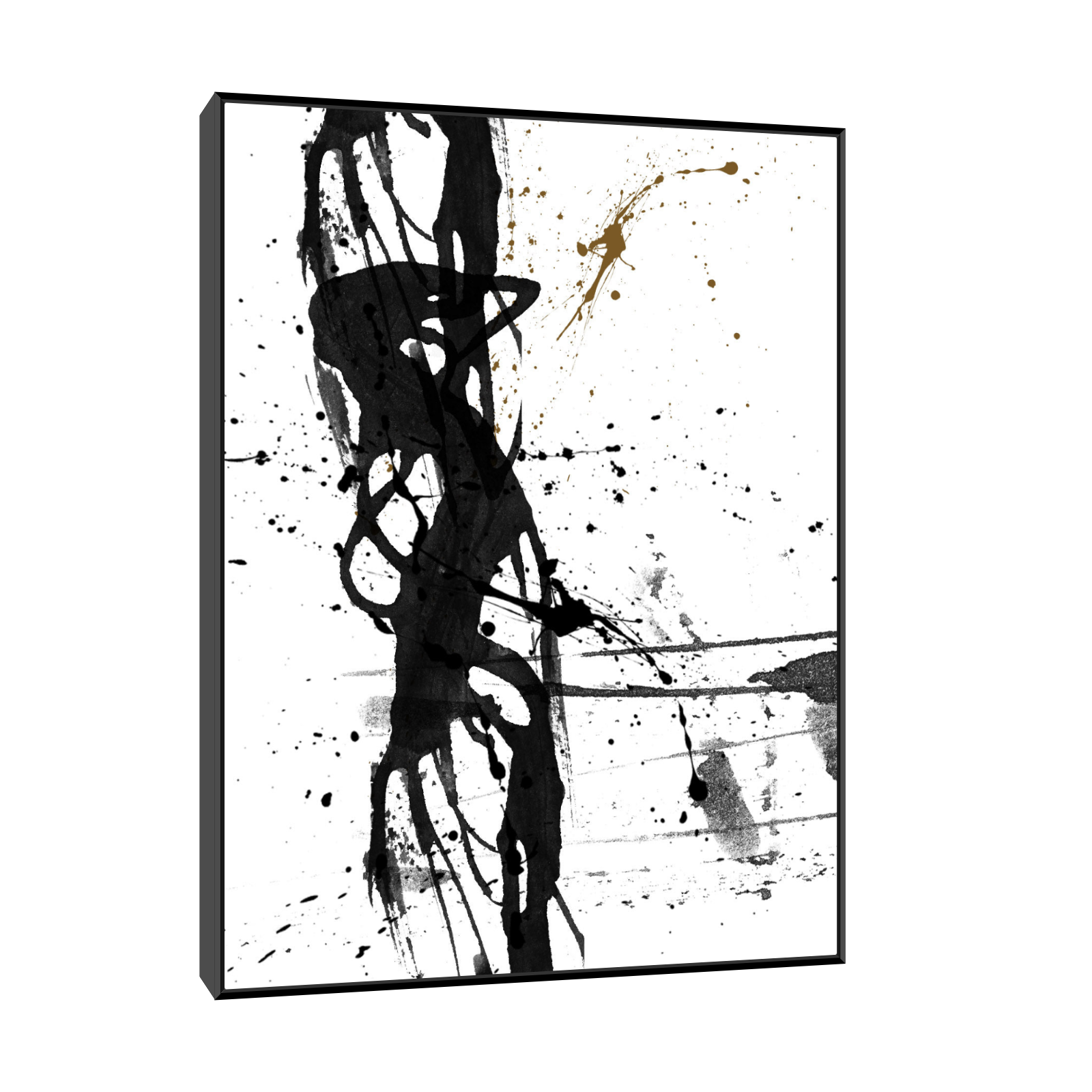 Umetnička slika Brushstrokes na platnu - NS Canvas Shop