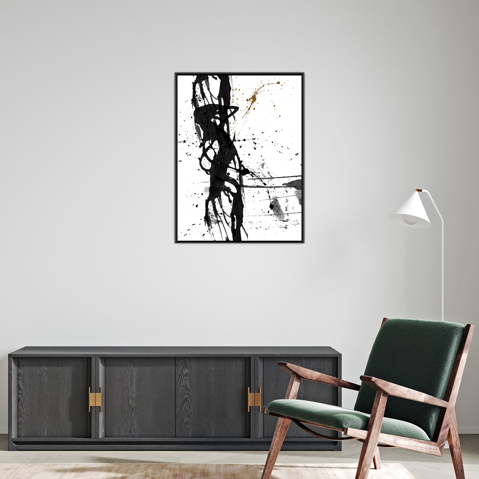Umetnička slika Brushstrokes na platnu - NS Canvas Shop