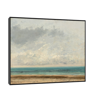 Umetnička slika Calm Sea, Gustave Courbet na platnu - NS Canvas Shop