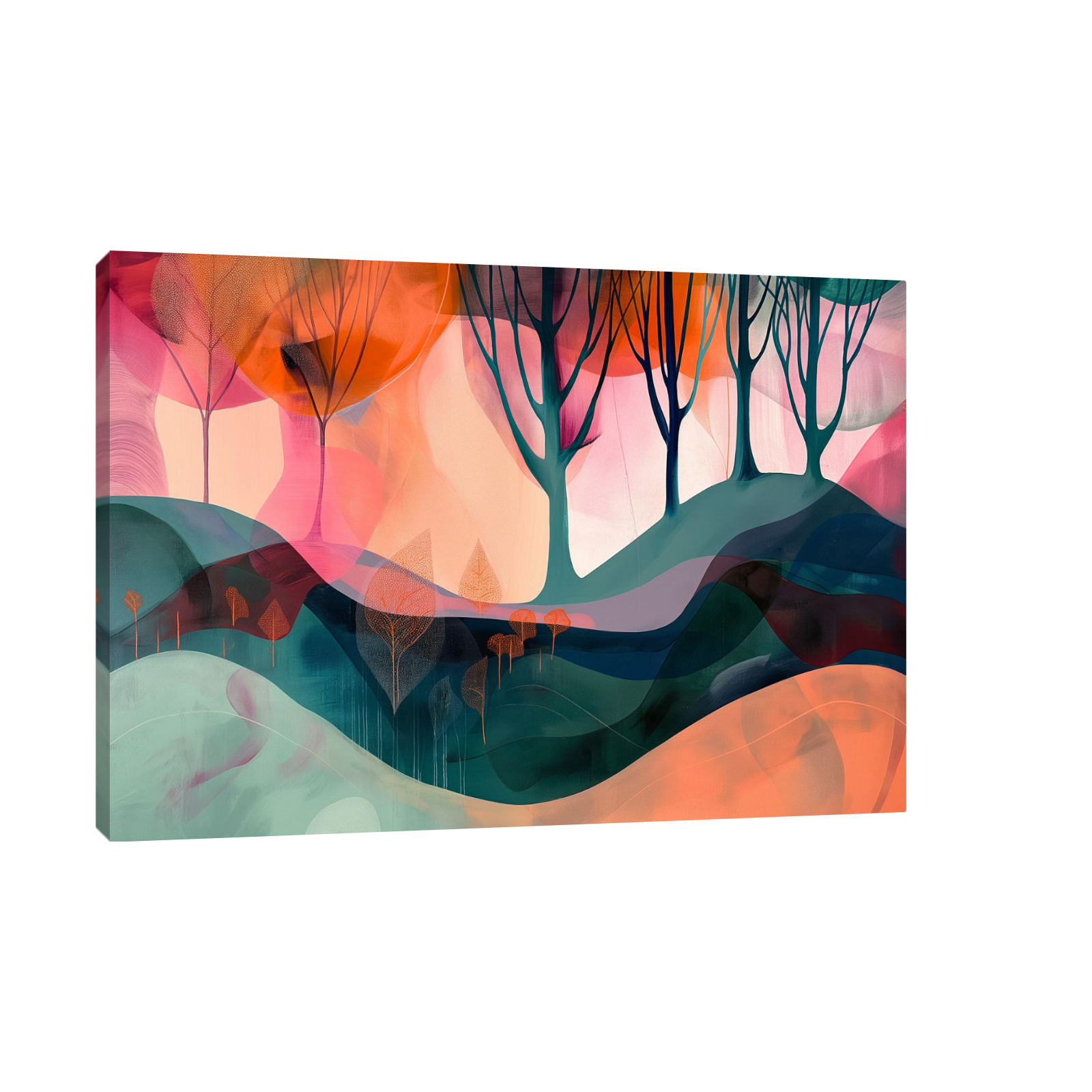 Umetnička slika Čarobna šuma na platnu - NS Canvas Shop