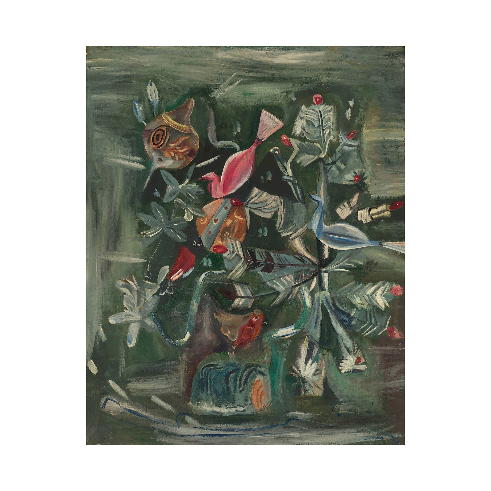 Umetnička slika Christmas Tree, Frances Hodgkins na platnu - NS Canvas Shop