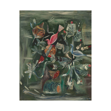 Umetnička slika Christmas Tree, Frances Hodgkins na platnu - NS Canvas Shop