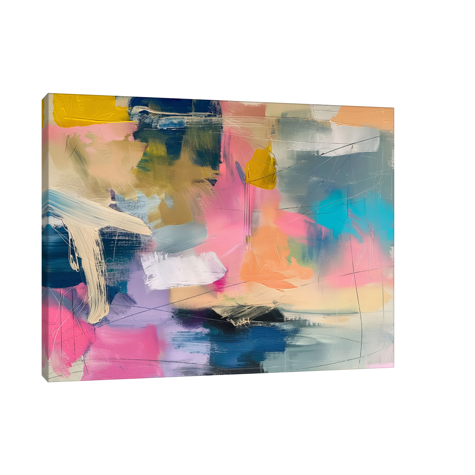 Umetnička slika Colorful thoughts na platnu - NS Canvas Shop