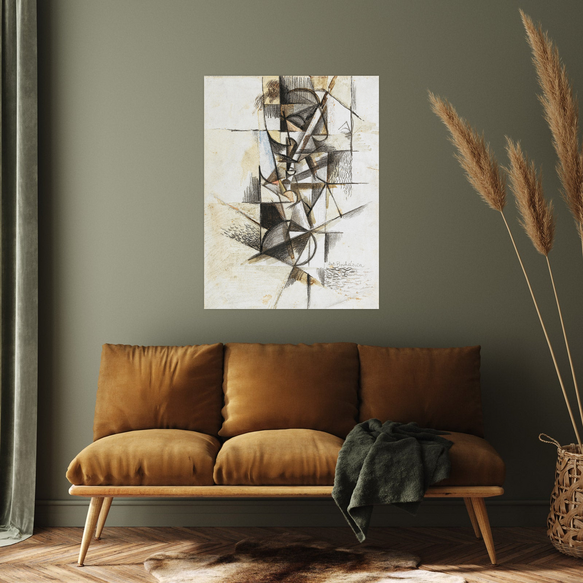 Umetnička slika Cubist head, Antonin Procházka na platnu - NS Canvas Shop