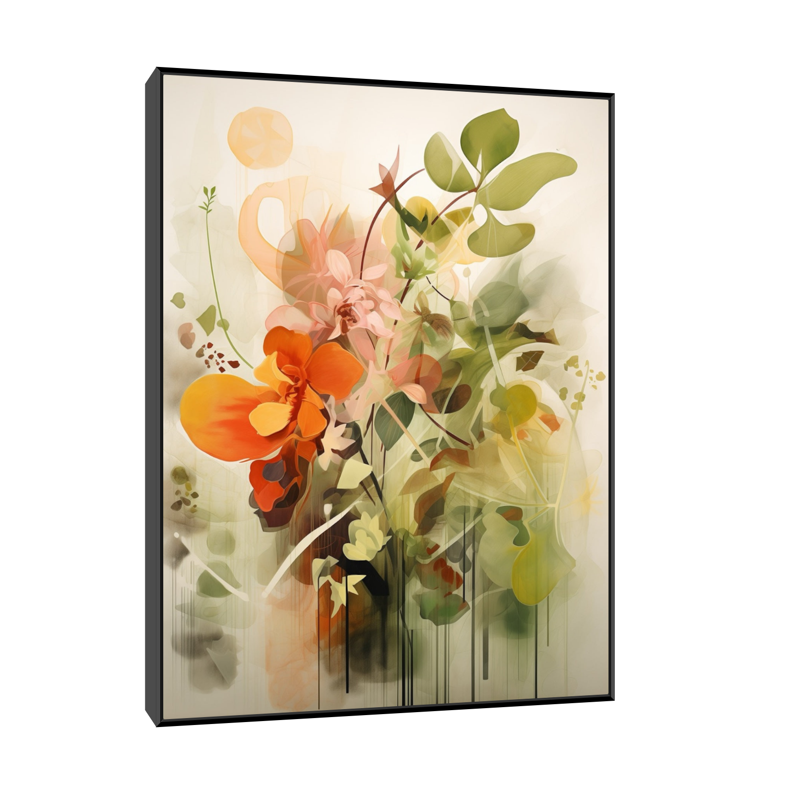 Umetnička slika Cvetna Impresija na platnu - NS Canvas Shop