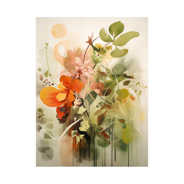 Umetnička slika Cvetna Impresija na platnu - NS Canvas Shop
