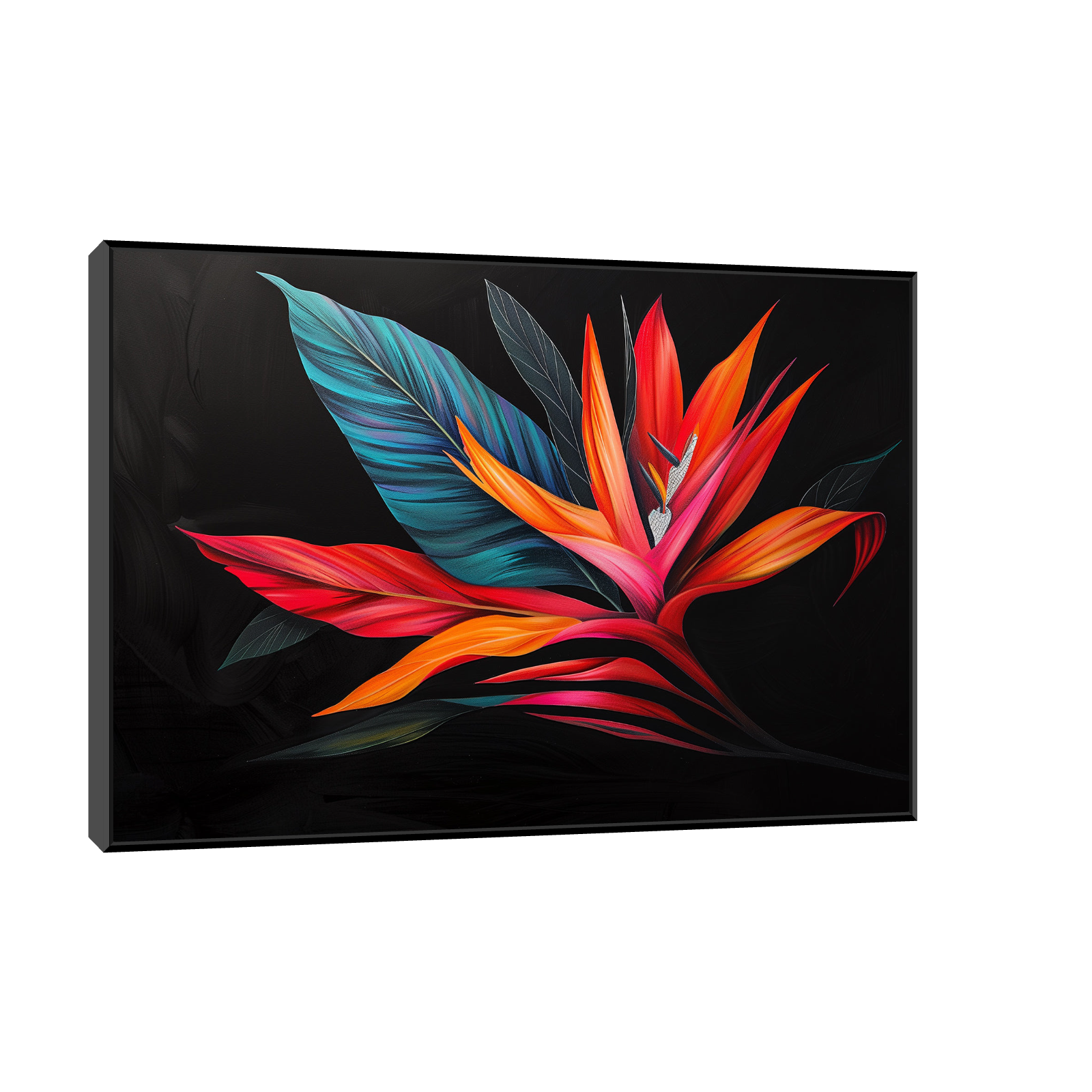 Umetnička slika Cvetna fantazija na platnu - NS Canvas Shop