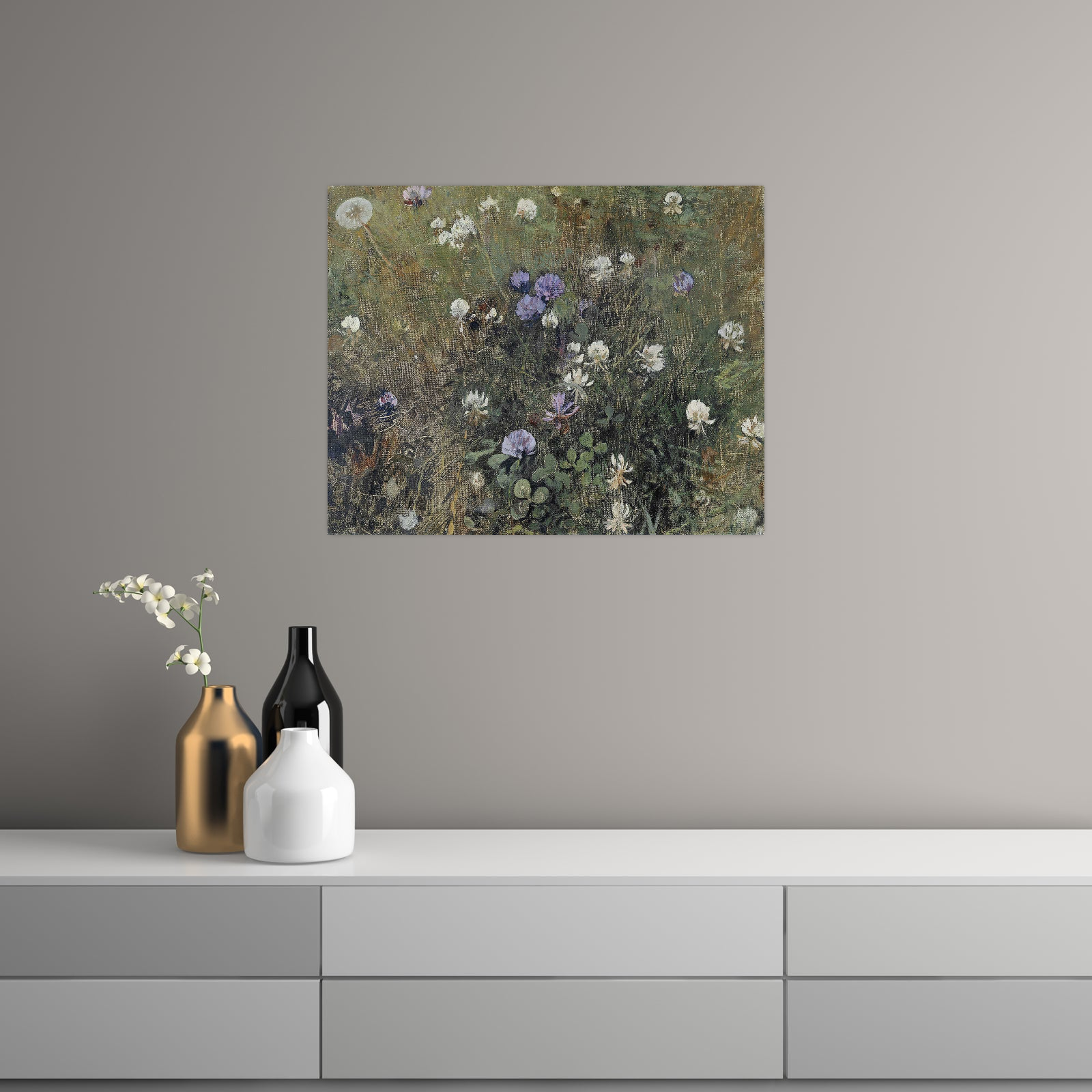 Umetnička slika Cvetna poljana na platnu - NS Canvas Shop