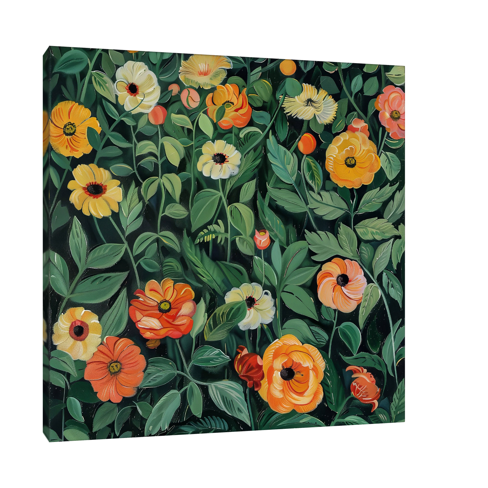 Umetnička slika Cvetno polje na platnu - NS Canvas Shop
