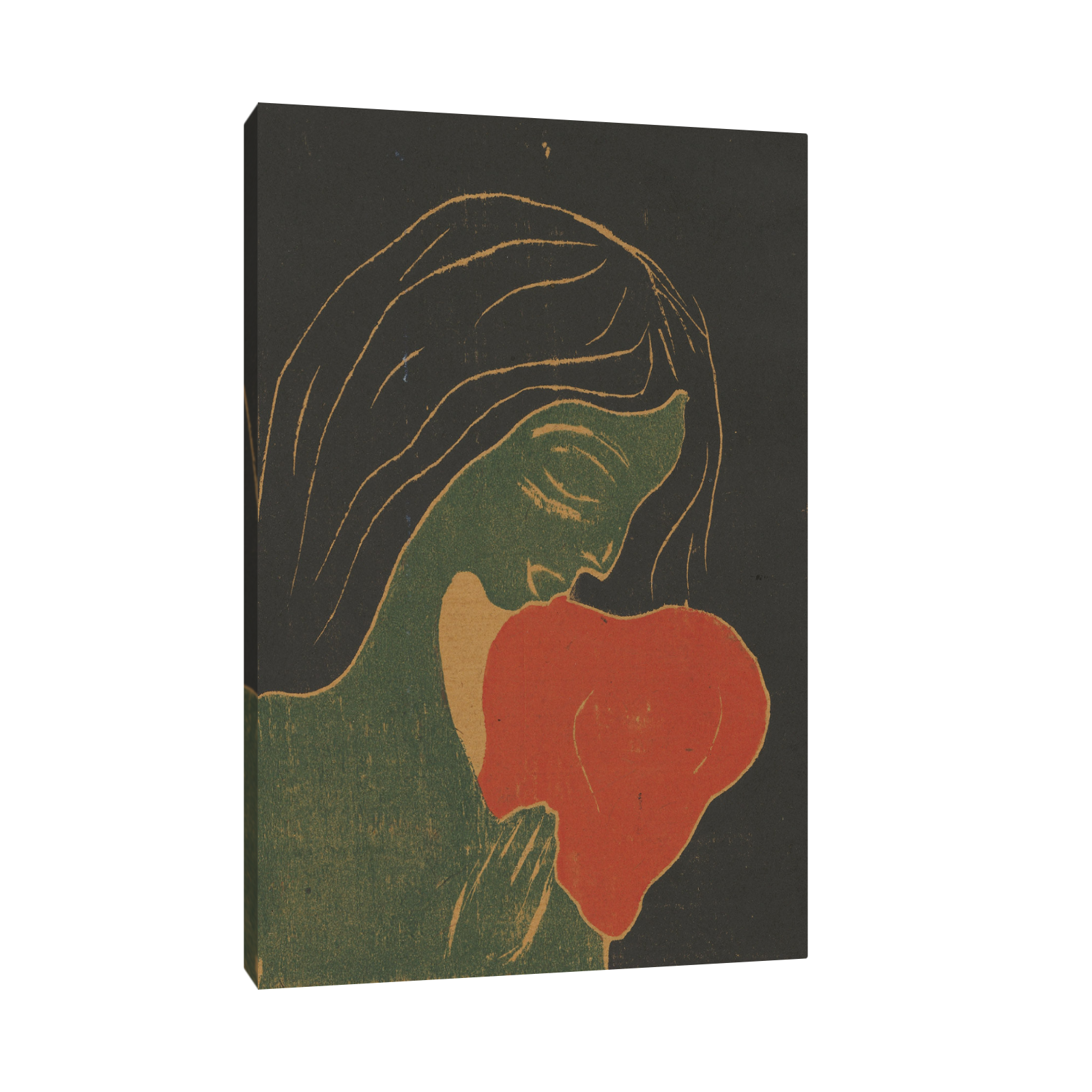 Umetnička slika Das Herz, Edvard Munch na platnu - NS Canvas Shop
