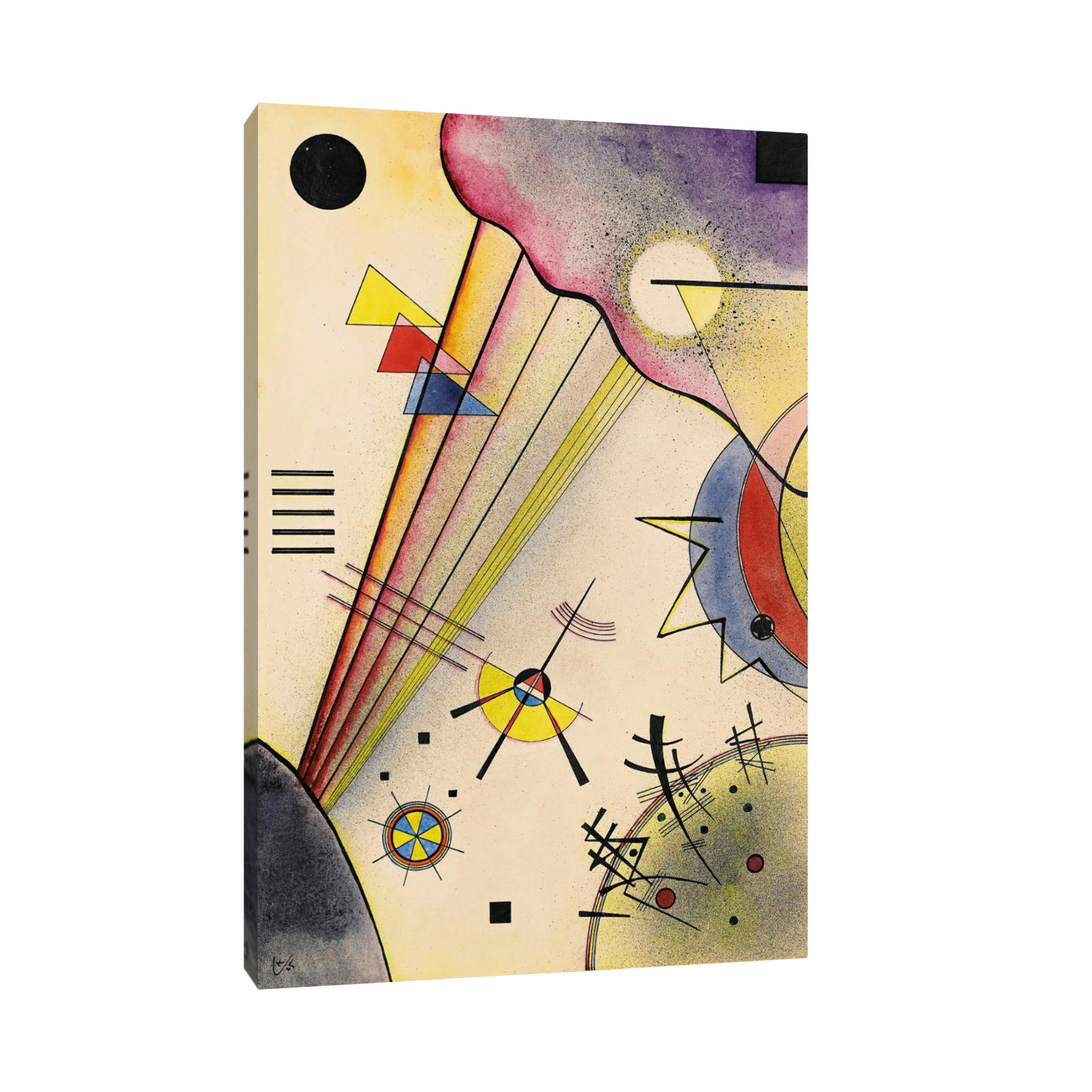 Umetnička slika Deutliche Verbindung, Wassily Kandinsky na platnu - NS Canvas Shop