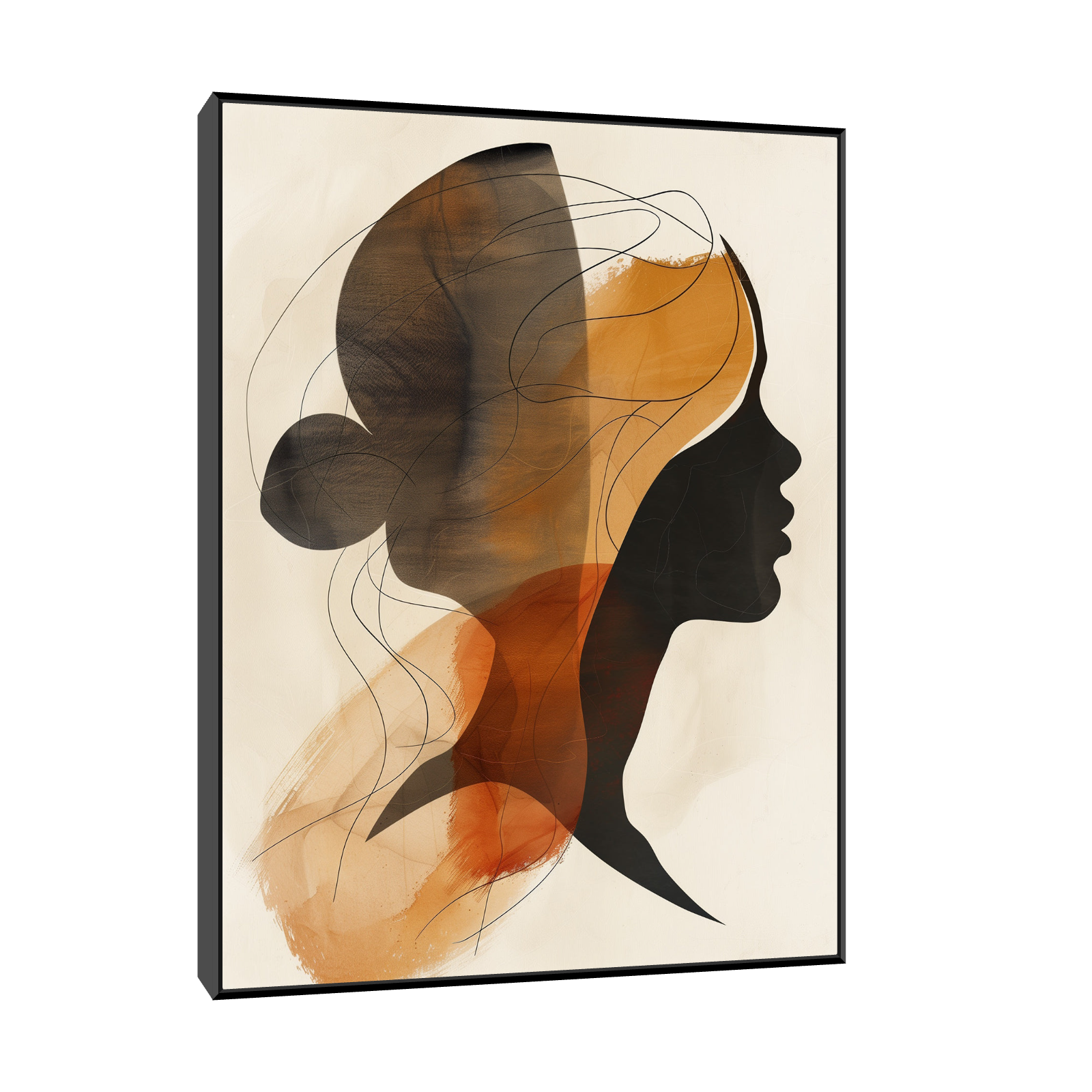 Umetnička slika Devojka na platnu - NS Canvas Shop