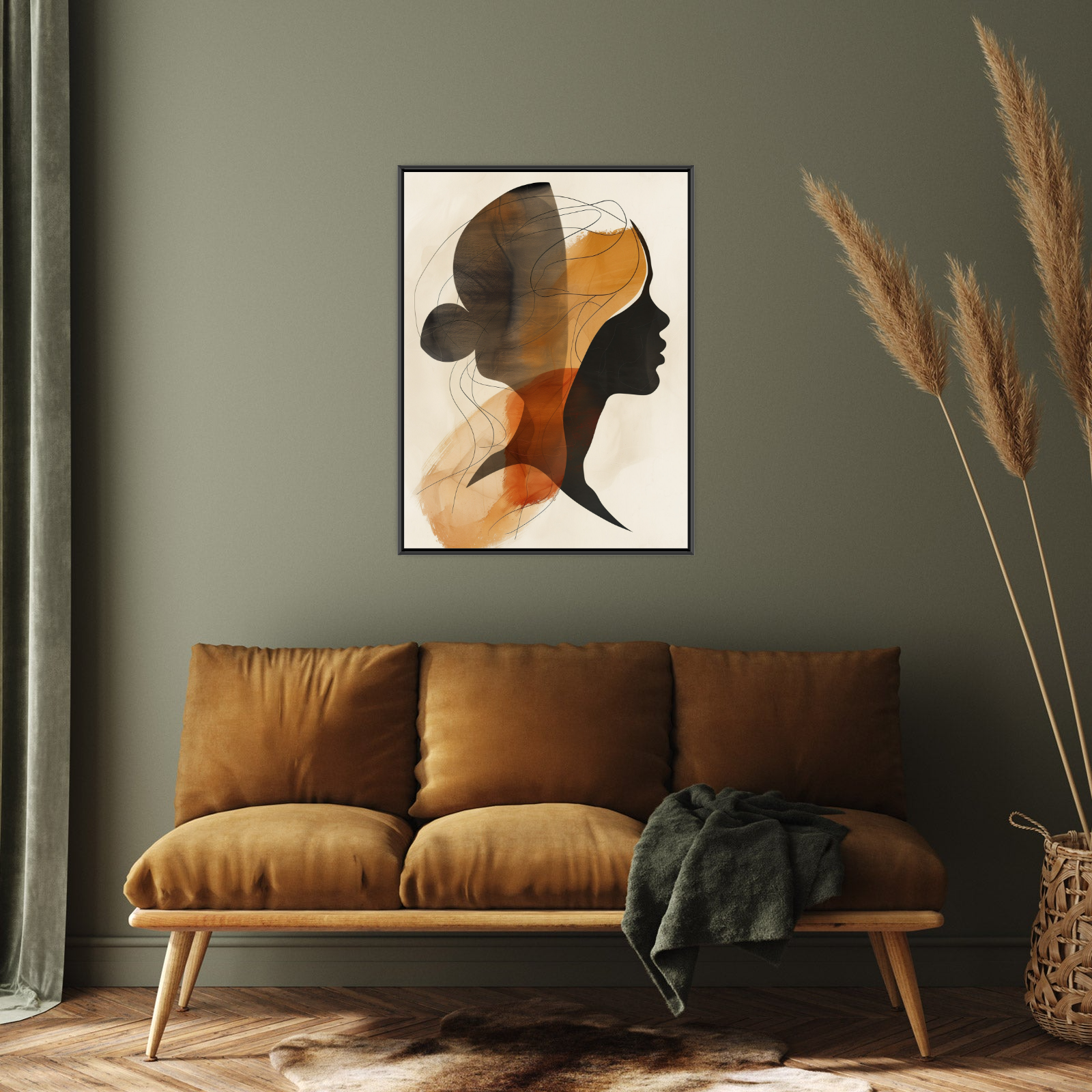 Umetnička slika Devojka na platnu - NS Canvas Shop