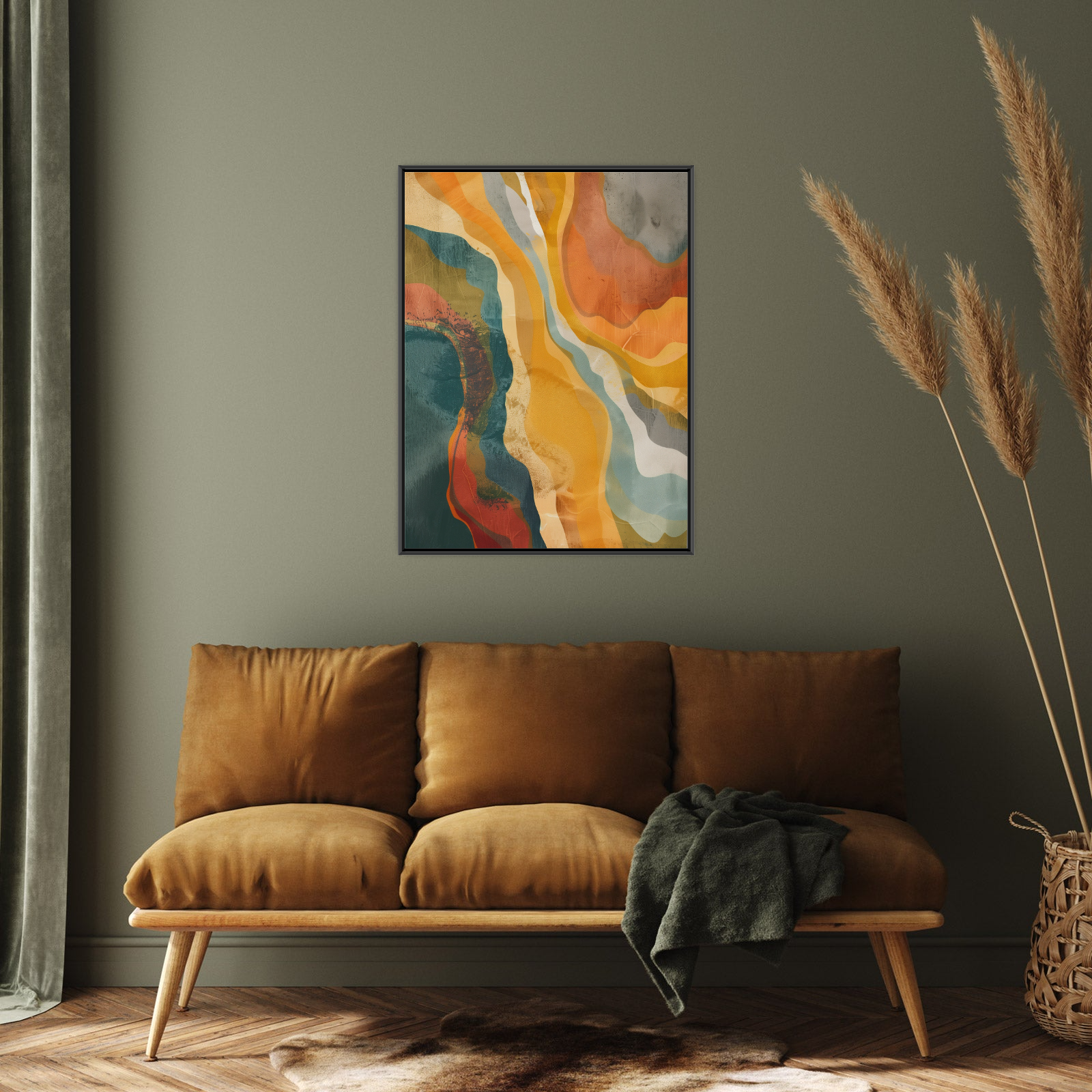 Umetnička slika Dijagonalna harmonija II na platnu - NS Canvas Shop