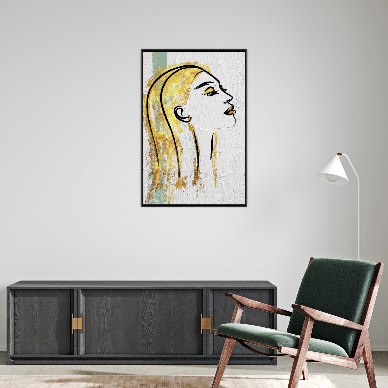 Umetnička slika Dinamična duša na platnu - NS Canvas Shop