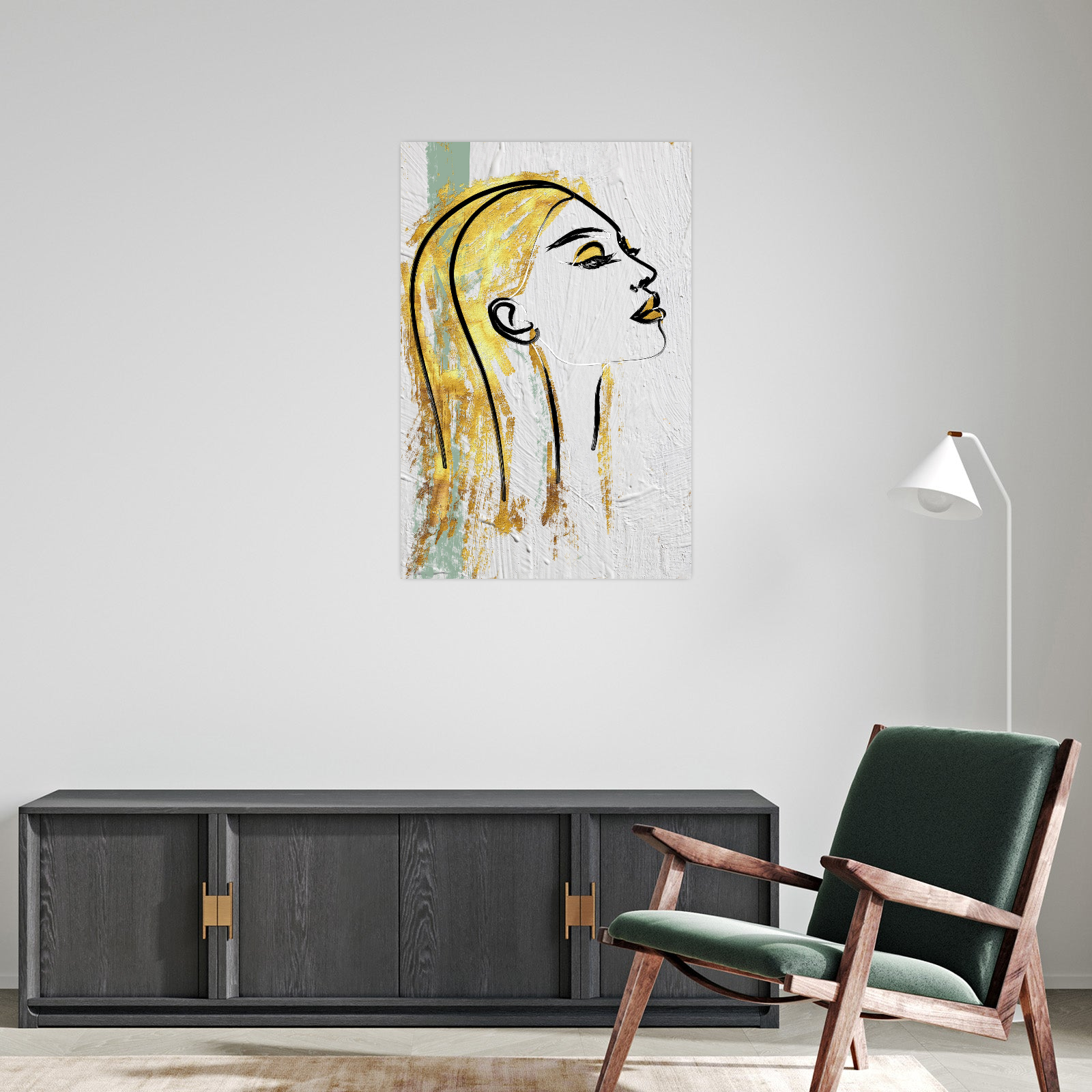 Umetnička slika Dinamična duša na platnu - NS Canvas Shop