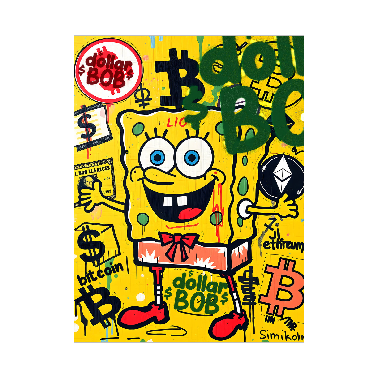 Dollar Bob – Crypto Pop Art Edition