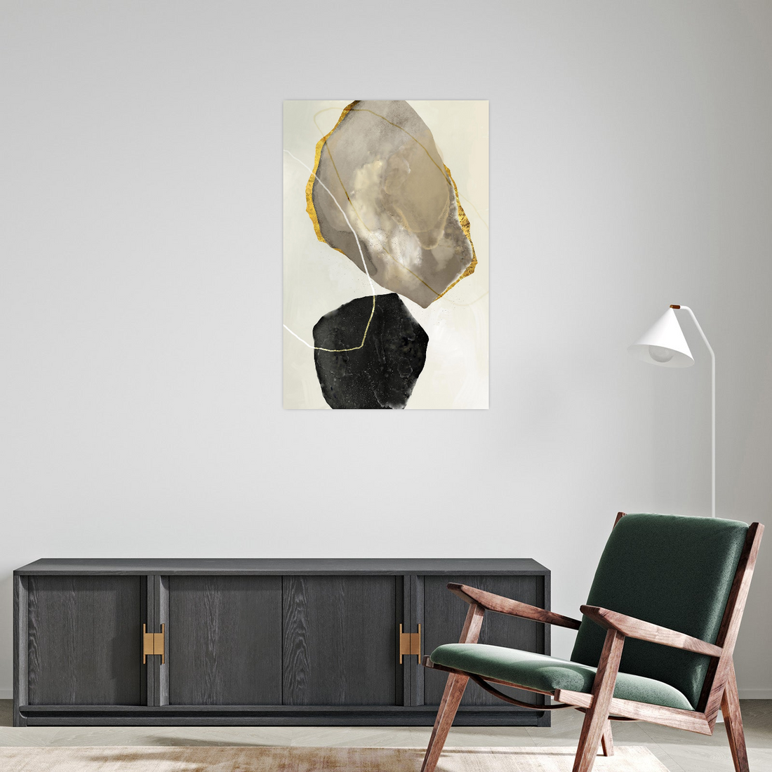 Umetnička slika Dva kamena na platnu - NS Canvas Shop