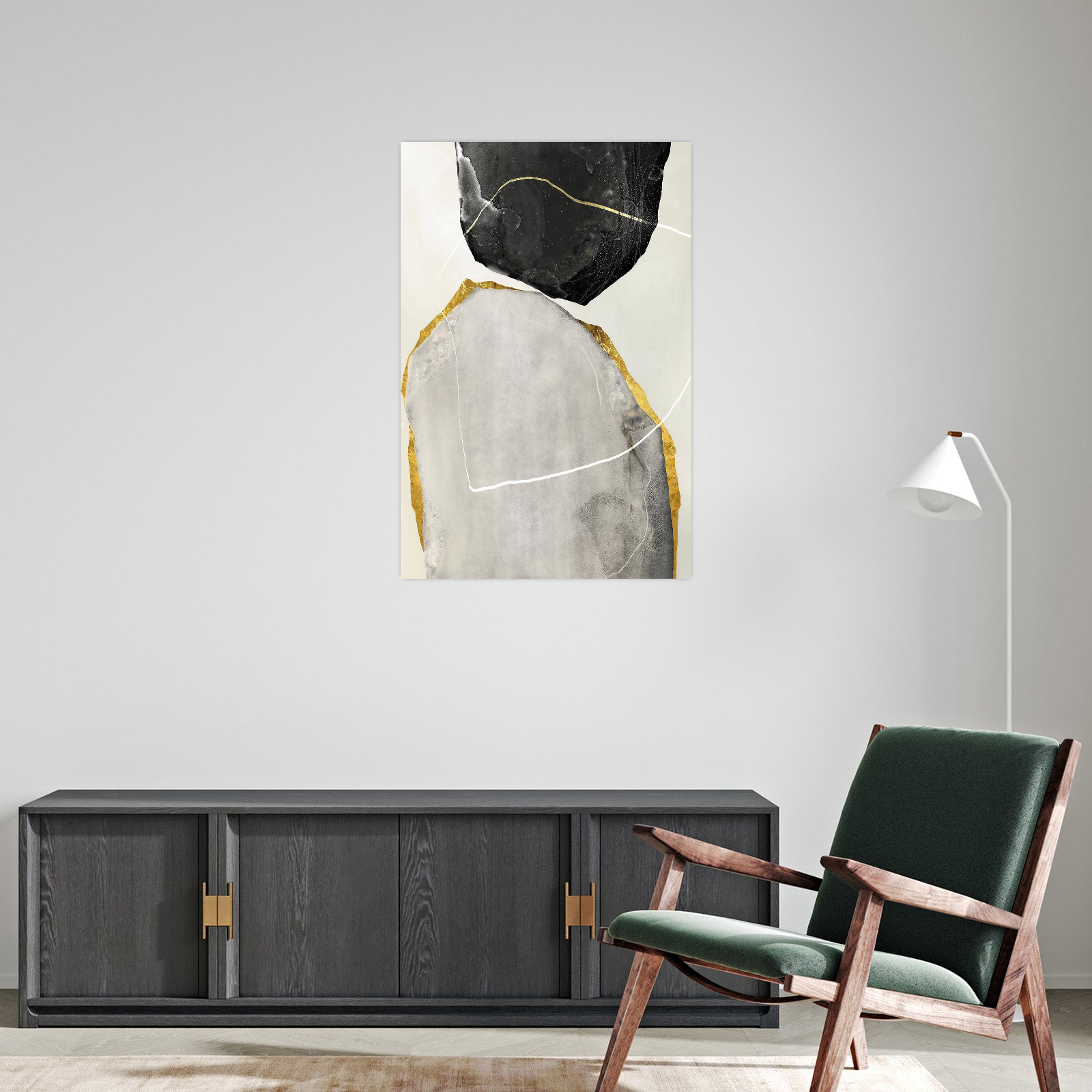 Umetnička slika Dva kamena II na platnu - NS Canvas Shop