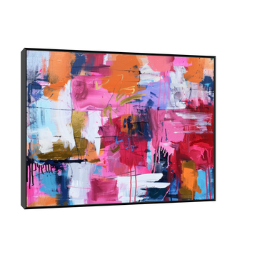Umetnička slika Ekspresivna euforija na platnu - NS Canvas Shop