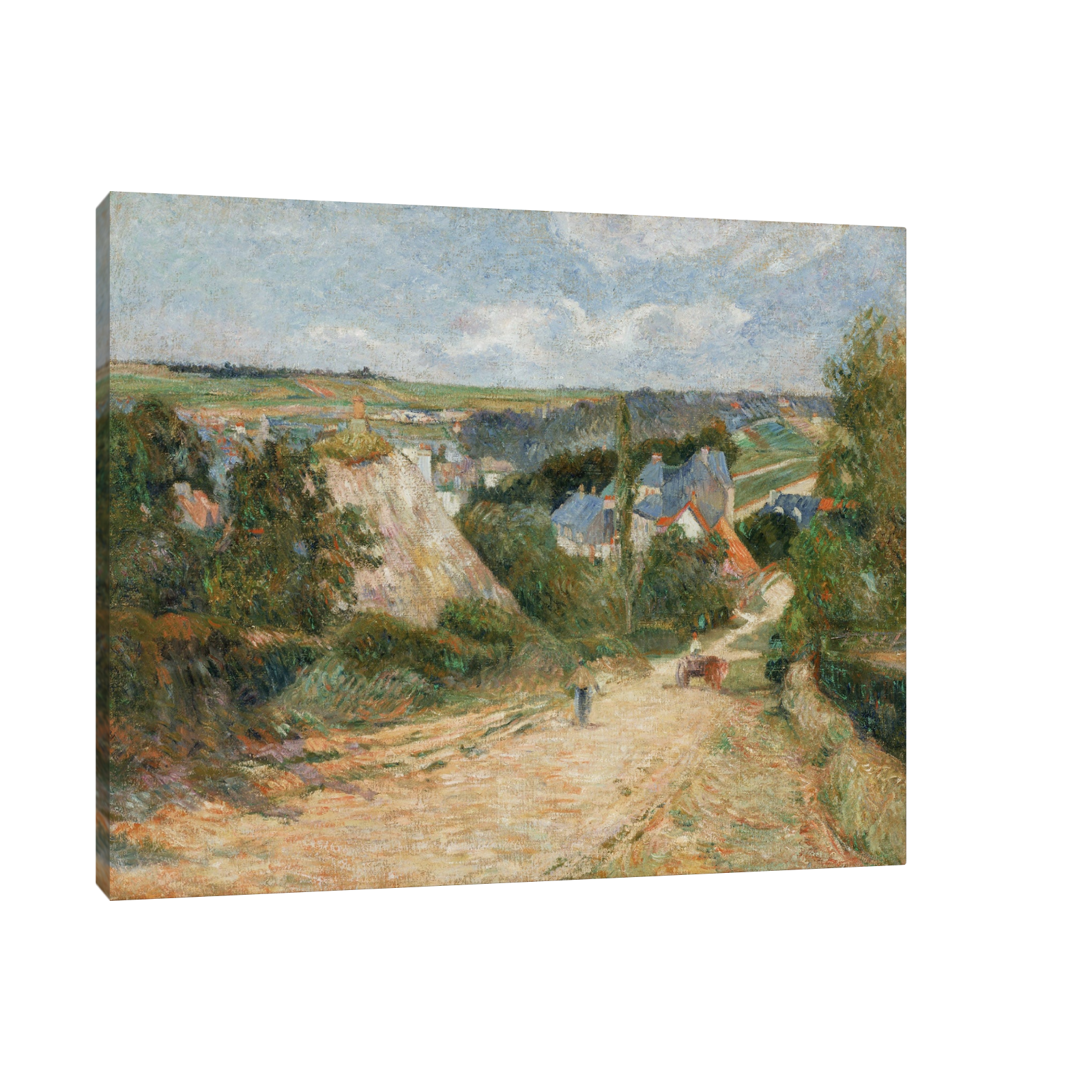 Umetnička slika Entrance to the Village of Osny, Paul Gauguin na platnu - NS Canvas Shop