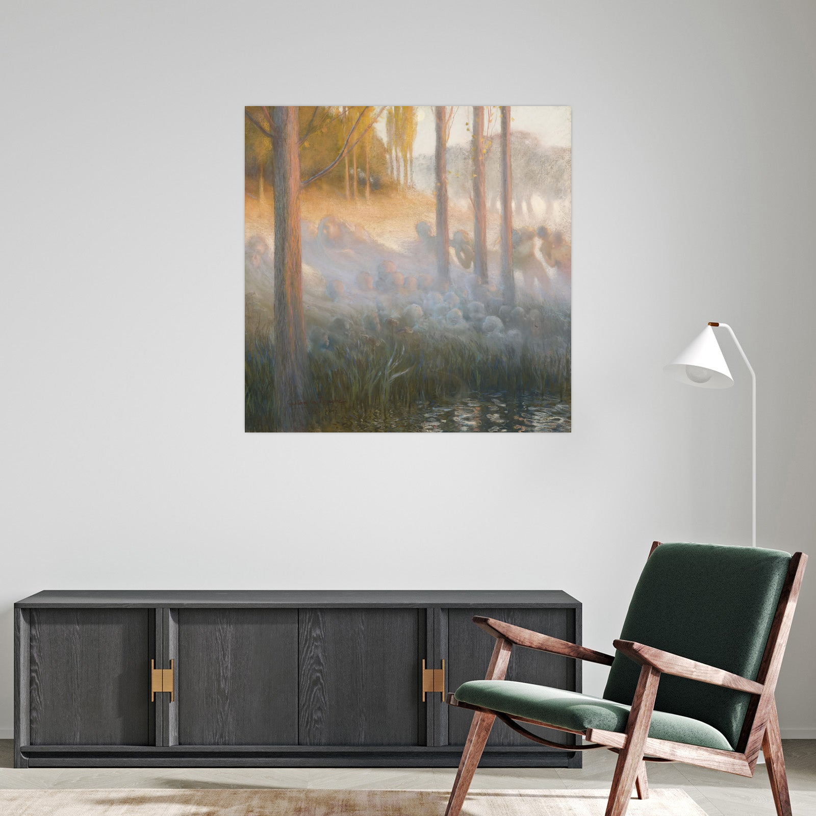 Umetnička slika Esprits Nocturnes, Gaston La Touche na platnu - NS Canvas Shop