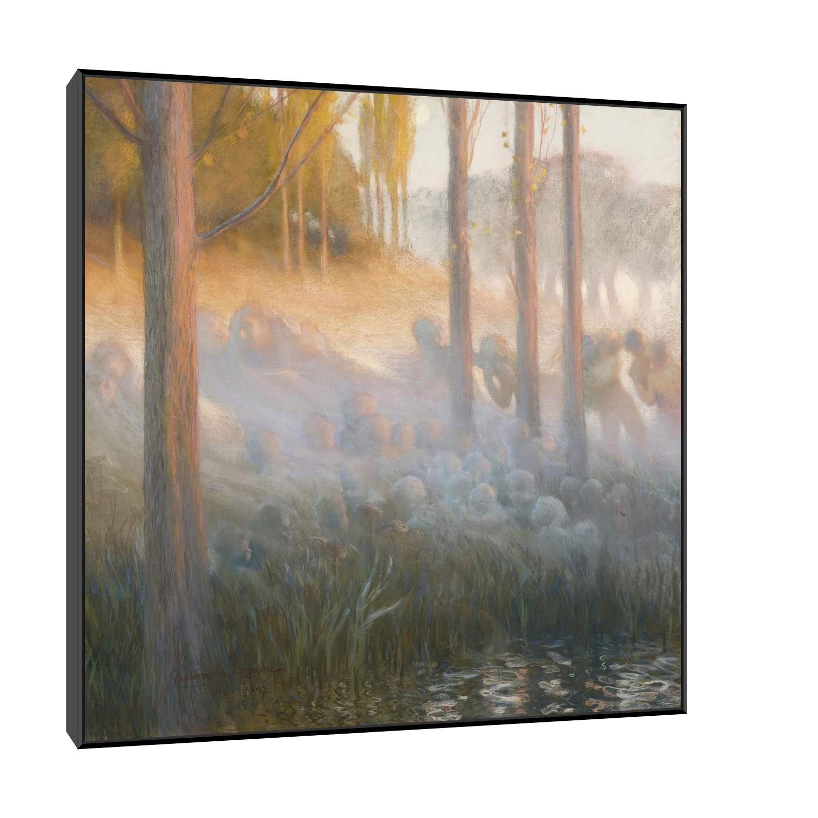 Umetnička slika Esprits Nocturnes, Gaston La Touche na platnu - NS Canvas Shop