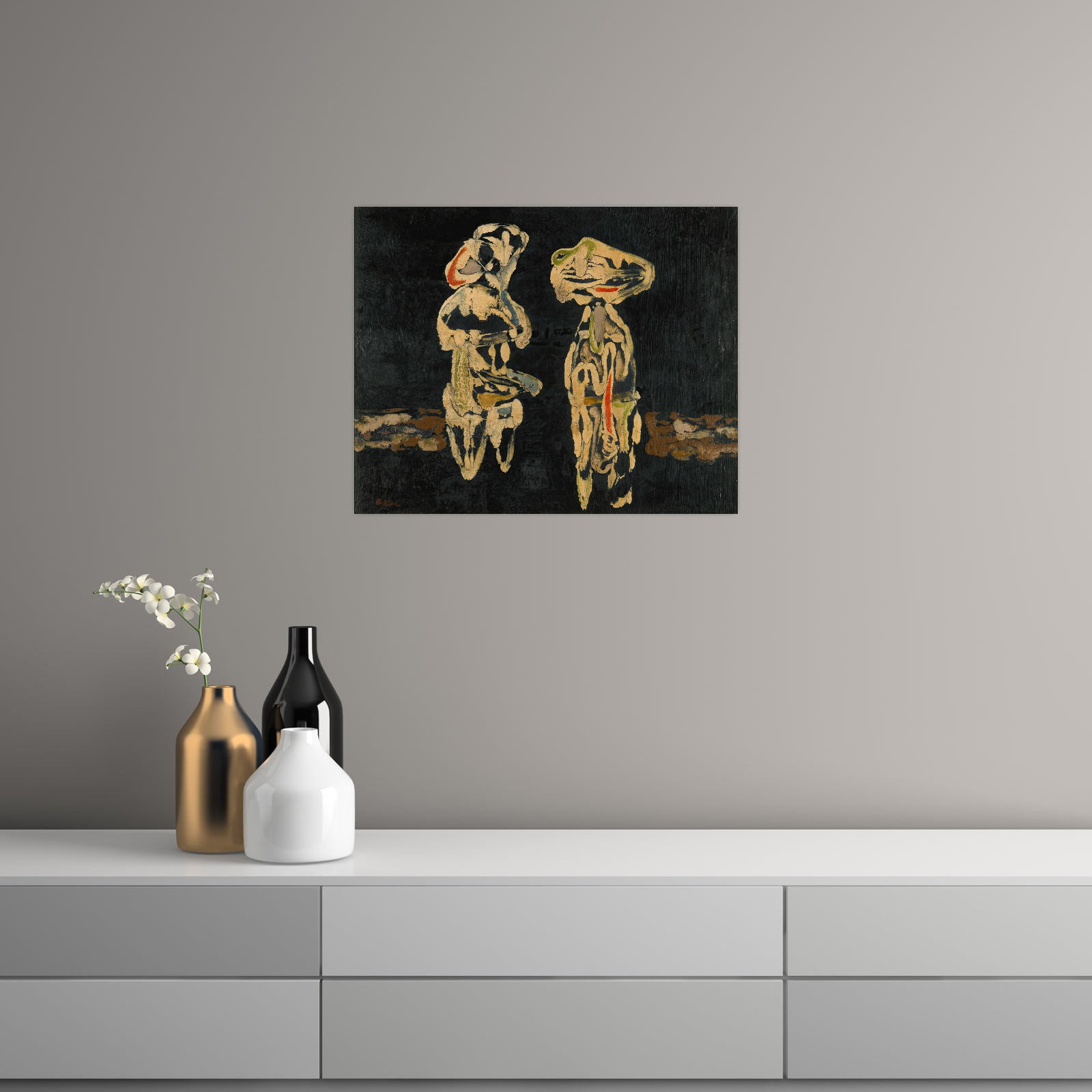 Umetnička slika Figures, Jankel Adler na platnu - NS Canvas Shop