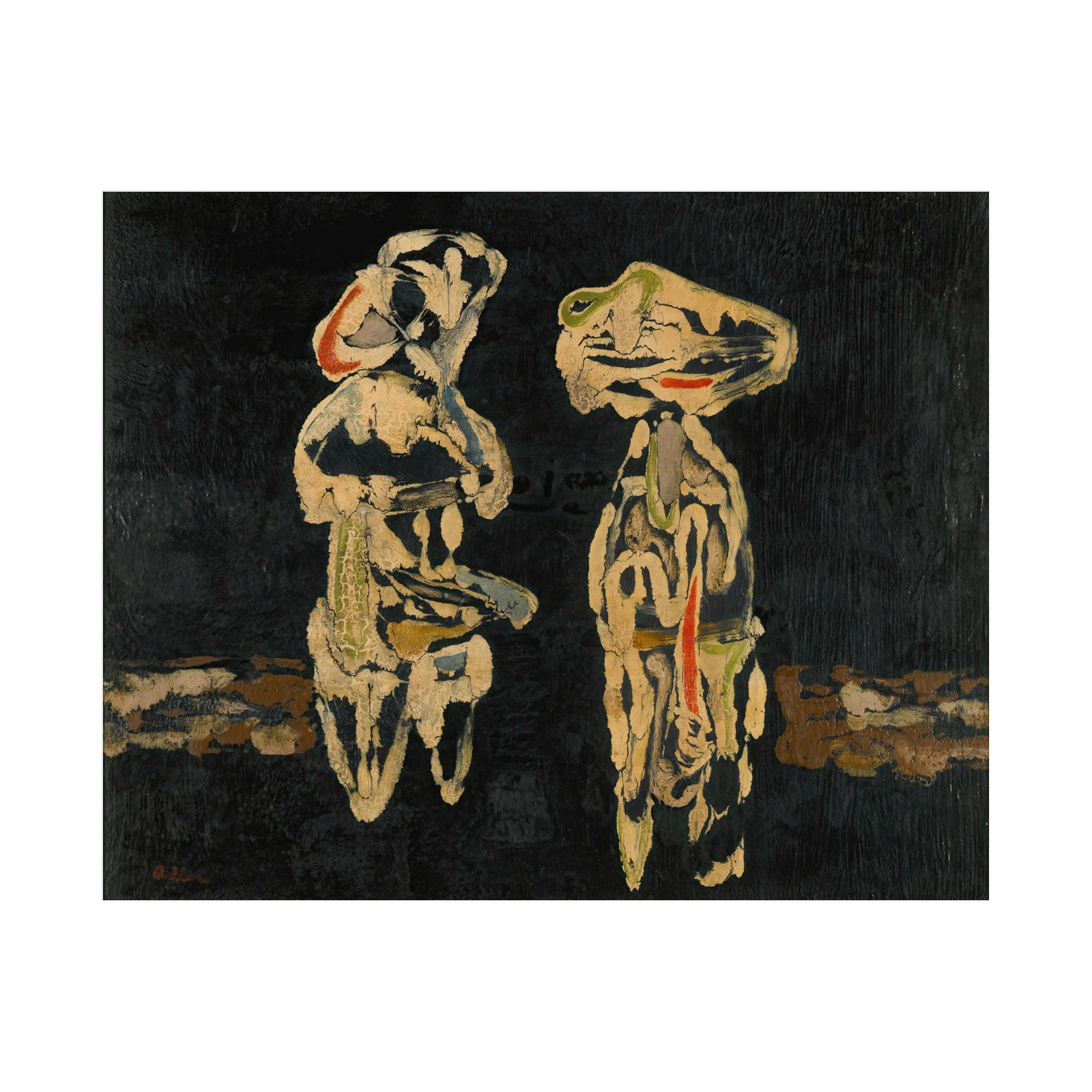 Umetnička slika Figures, Jankel Adler na platnu - NS Canvas Shop