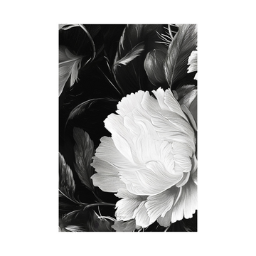 Umetnička slika Floralni kontrast II na platnu - NS Canvas Shop