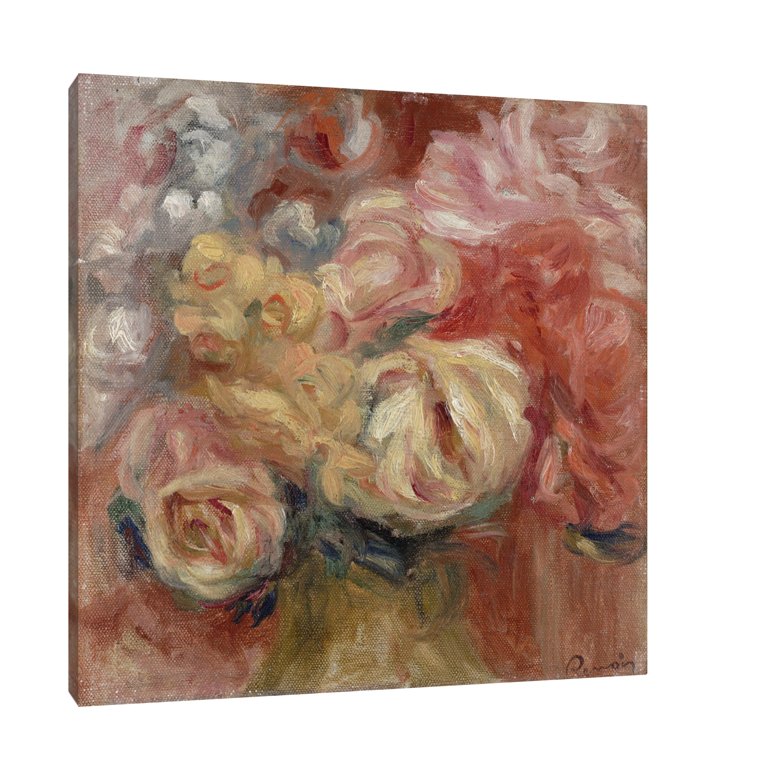 Umetnička slika Flowers, Pierre-Auguste Renoir na platnu - NS Canvas Shop