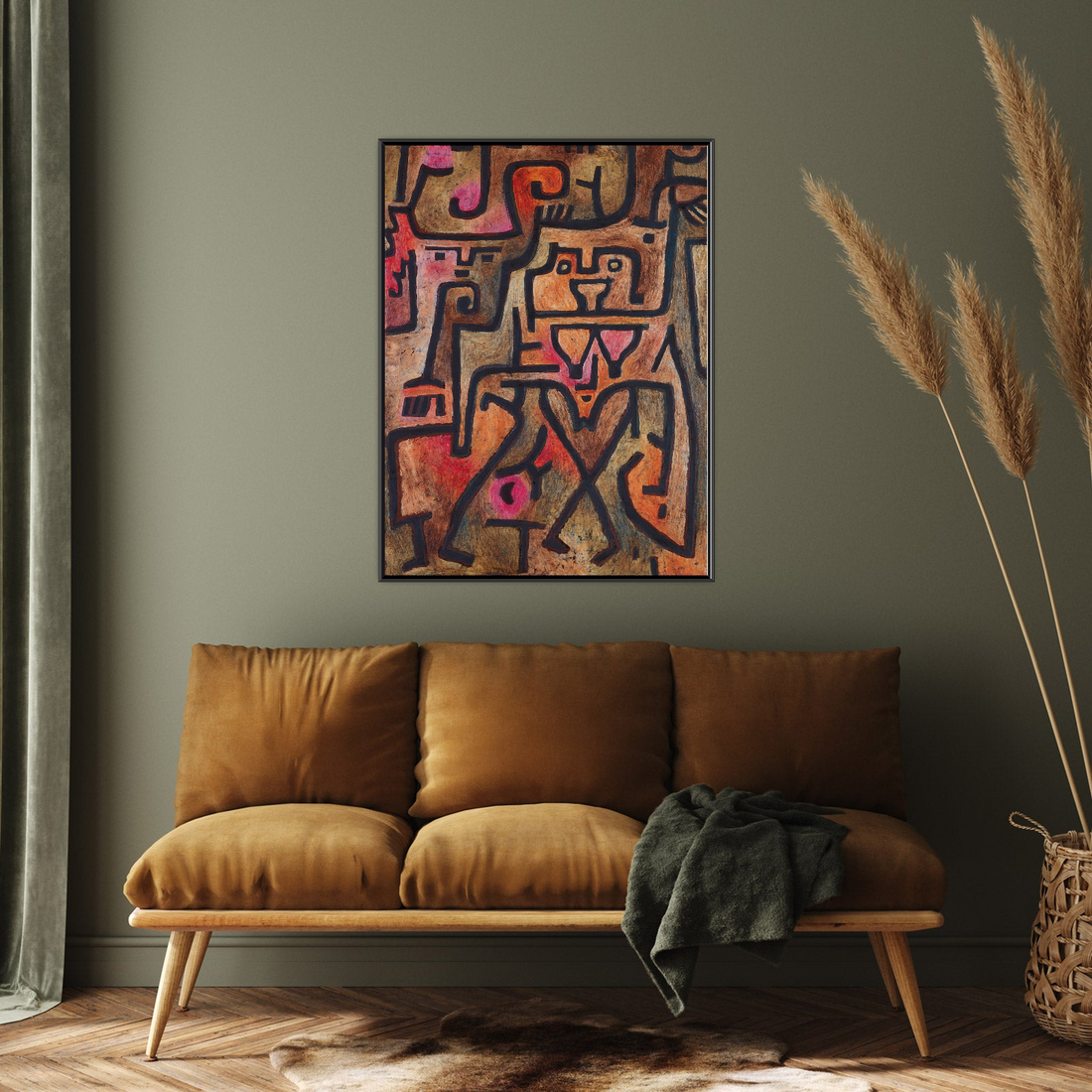 Umetnička slika Forest Witches, Paul Klee na platnu - NS Canvas Shop