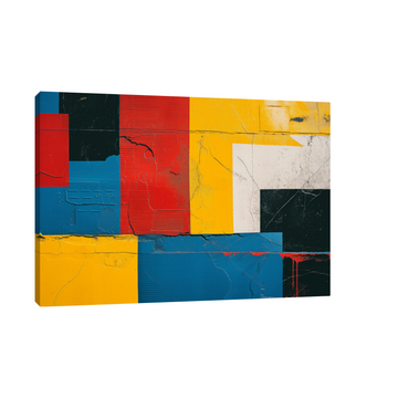 Umetnička slika Forme u bojama II na platnu - NS Canvas Shop