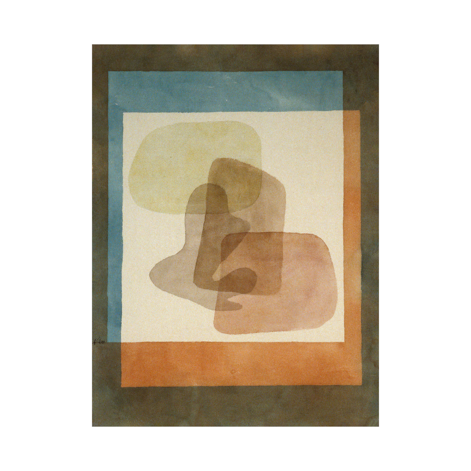 Umetnička slika Free forms rigidly mounted, Paul Klee na platnu - NS Canvas Shop