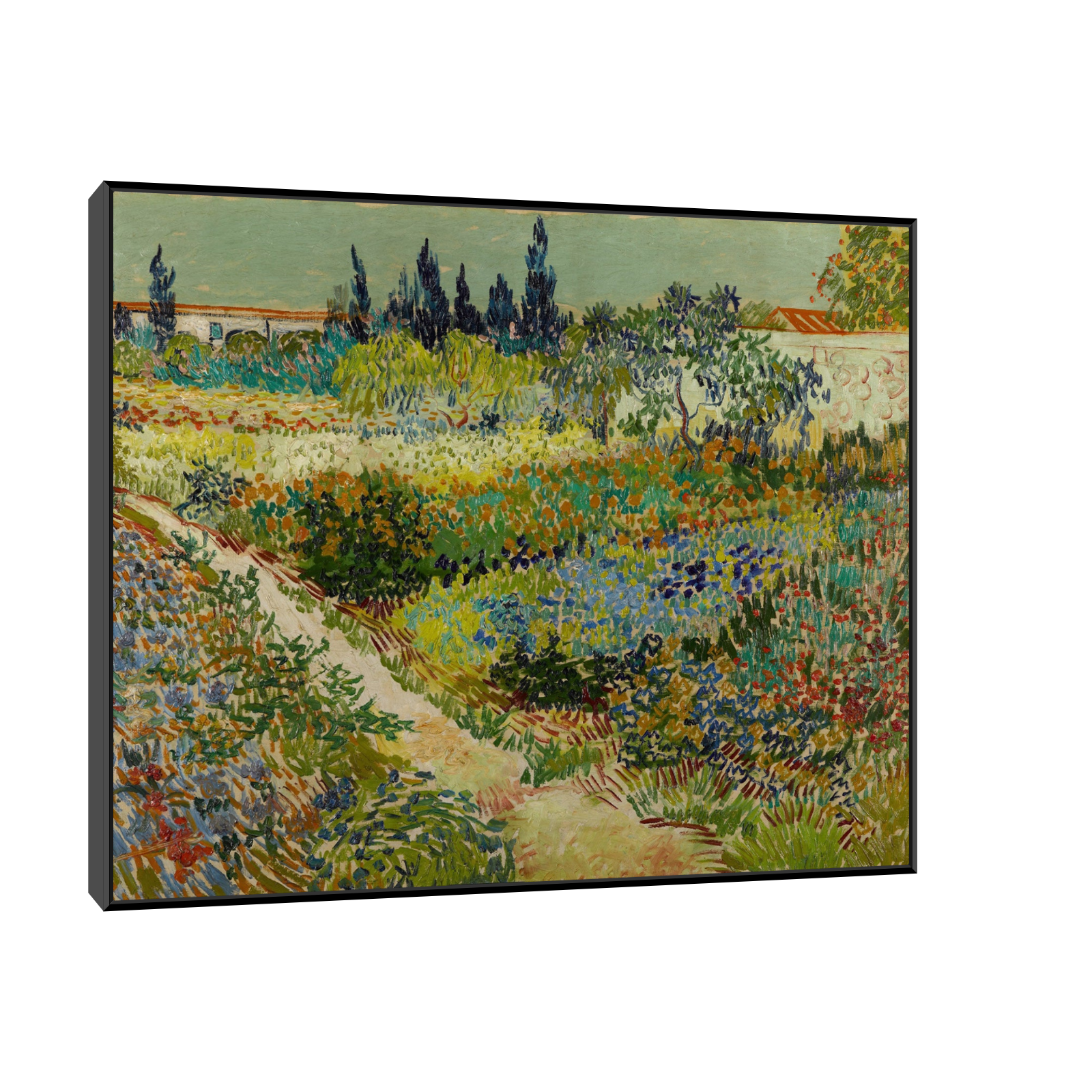 Umetnička slika Garden at Arles, Vincent van Gogh na platnu - NS Canvas Shop
