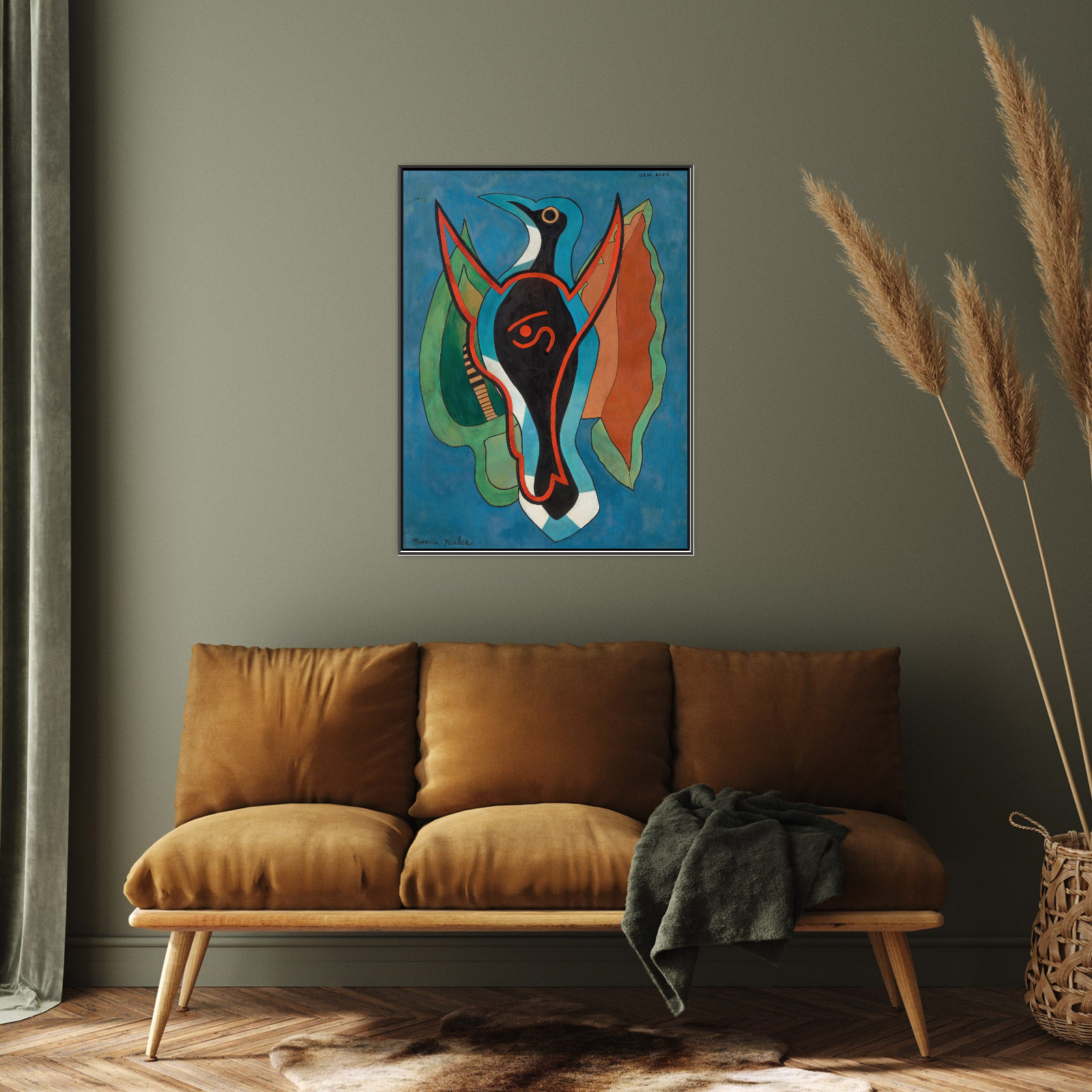 Umetnička slika Geai bleu, Francis Picabia na platnu - NS Canvas Shop