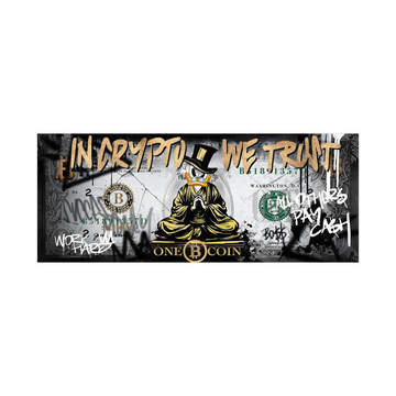 In Crypto We Trust – Pop Art Duck Edition