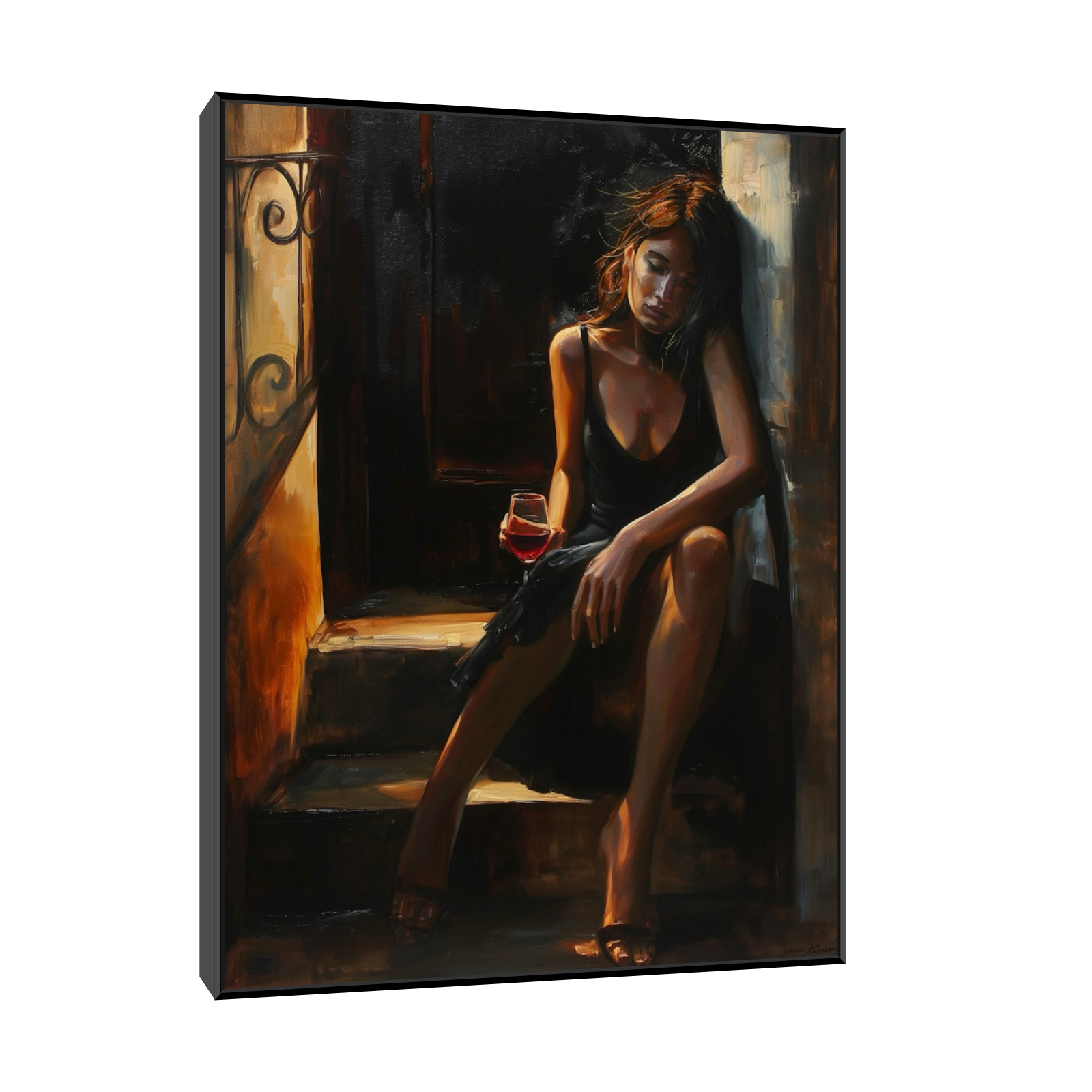 Umetnička slika Iščekivanje na platnu - NS Canvas Shop
