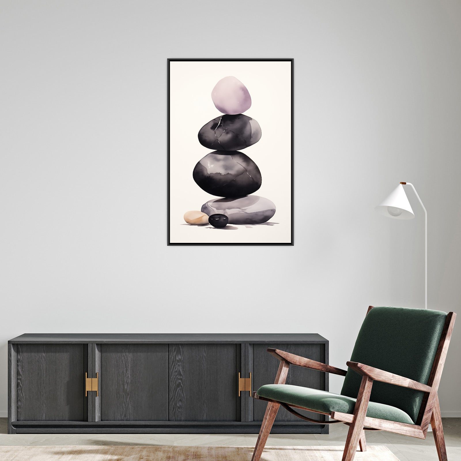Umetnička slika Kamenčići na platnu - NS Canvas Shop